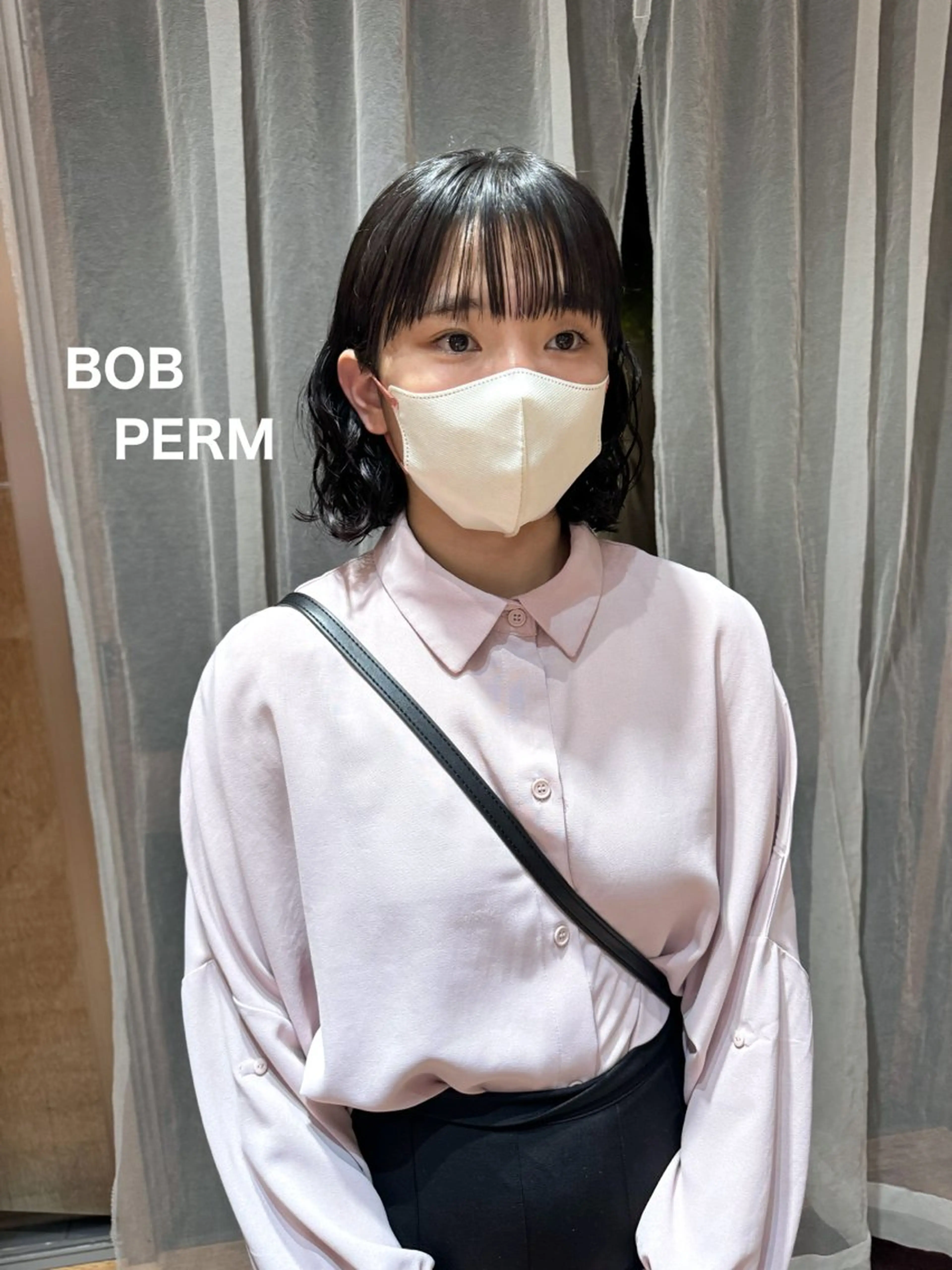 ミディアム パーマ カット パーマ 大橋 芽衣のヘアスタイル