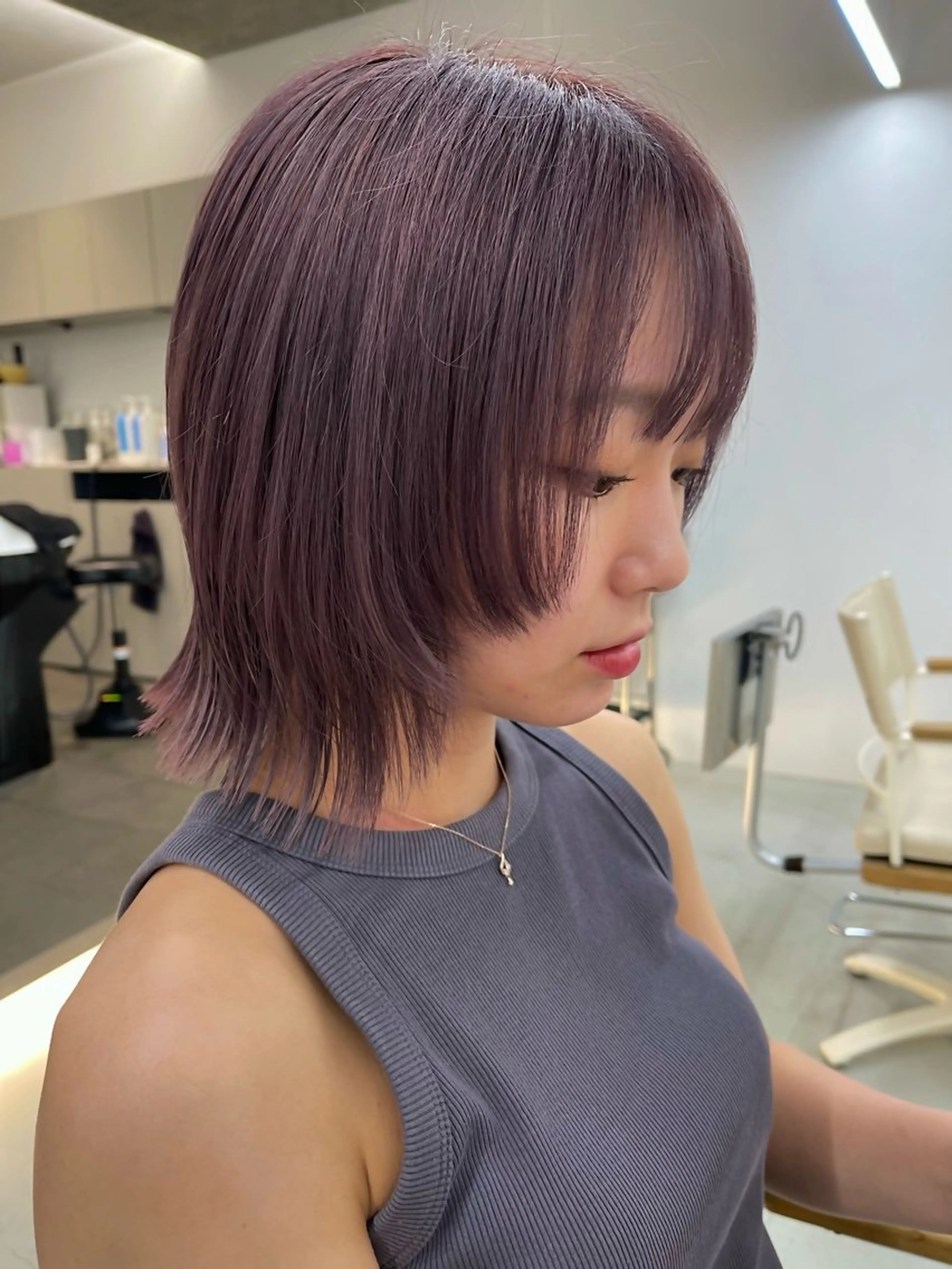 ミディアム カラー 柴田泰秀sotti. 髪質改善/ブリーチのヘアスタイル