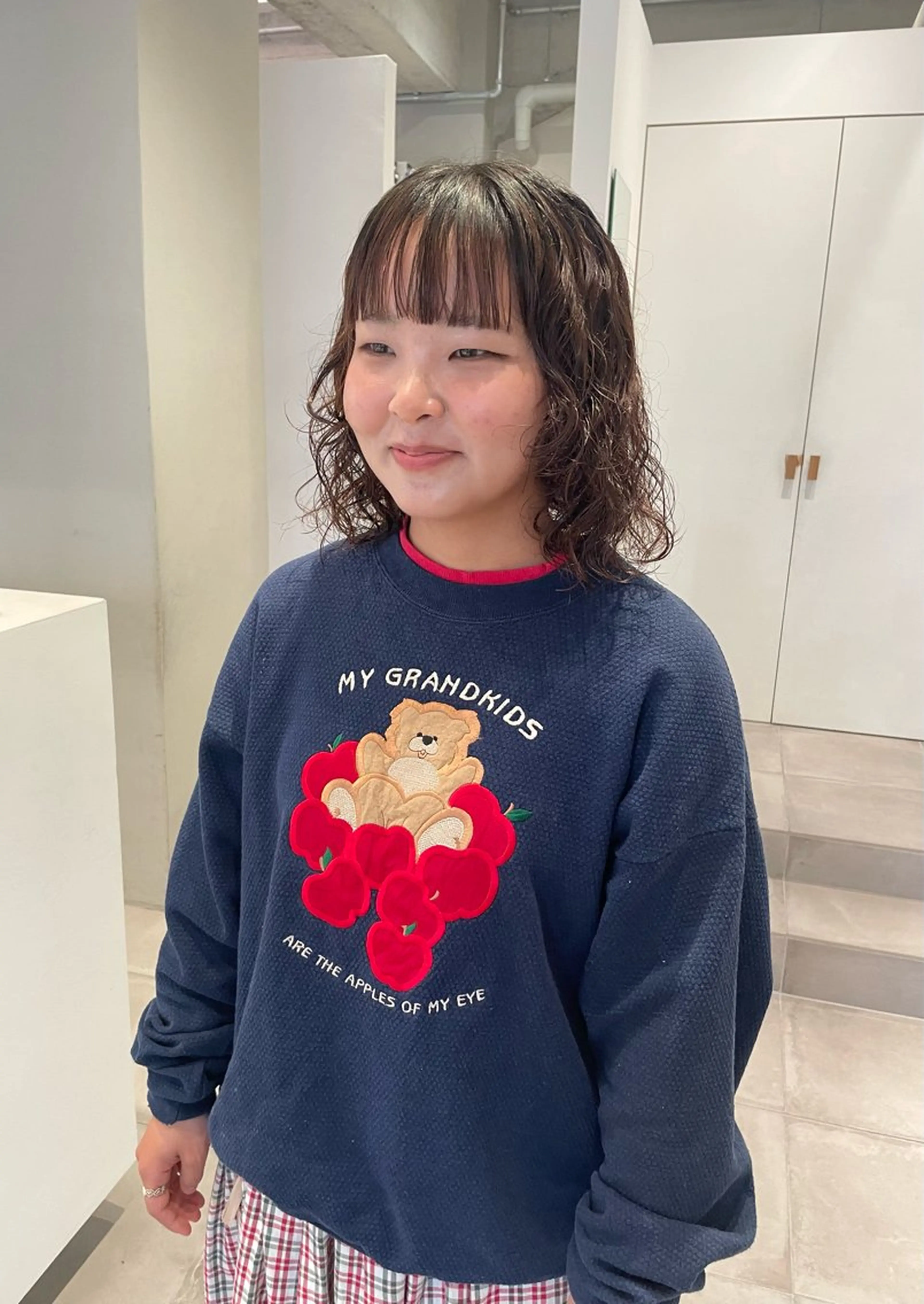 ショート パーマ 土川 陽菜のヘアスタイル