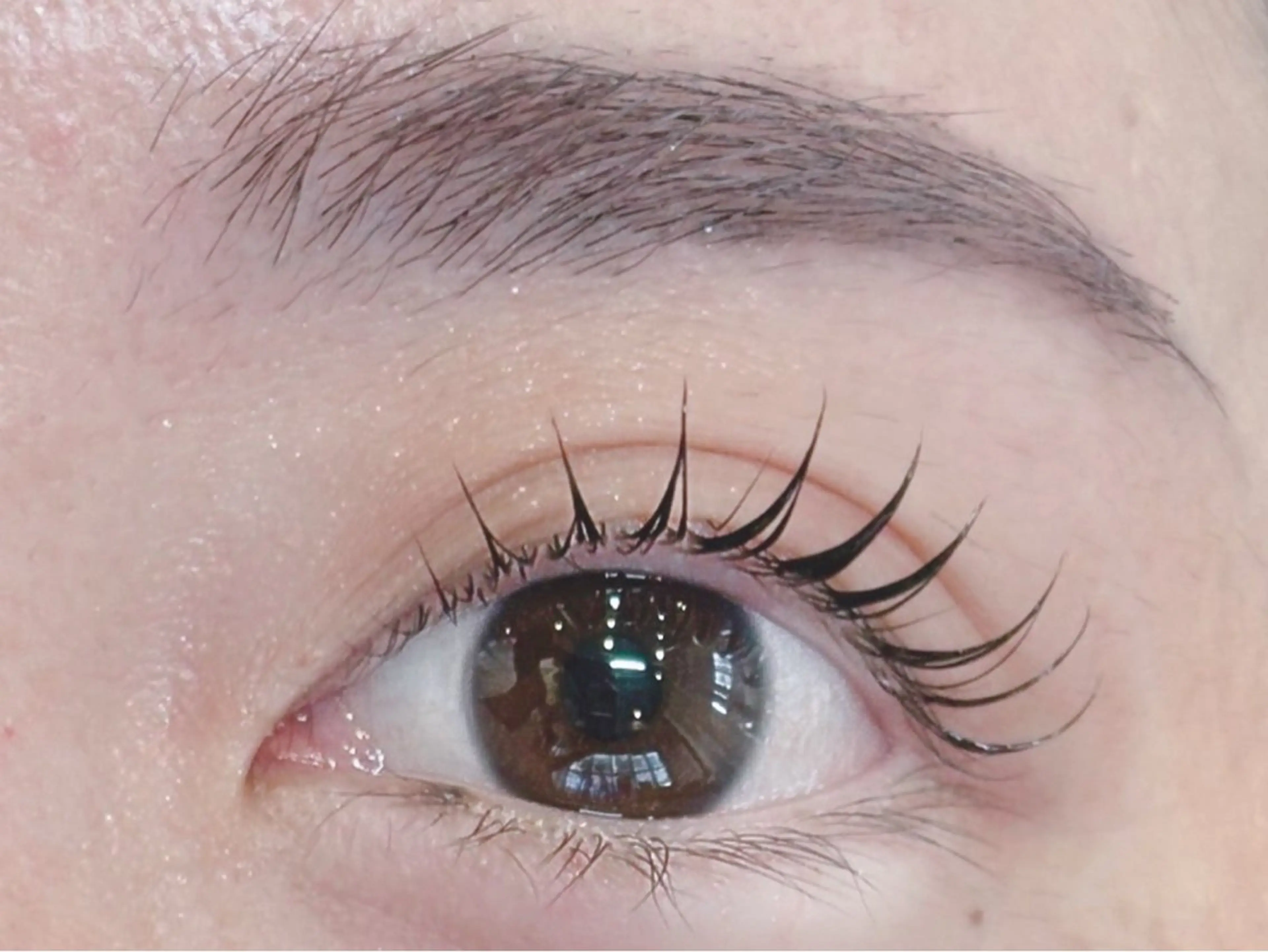 【🌟当店イチオシメニュー👀🌟】似合わせまつ毛パーマ（ラッシュリフト）➕眉毛wax✨✨メイク仕上げ付き💄💋の写真