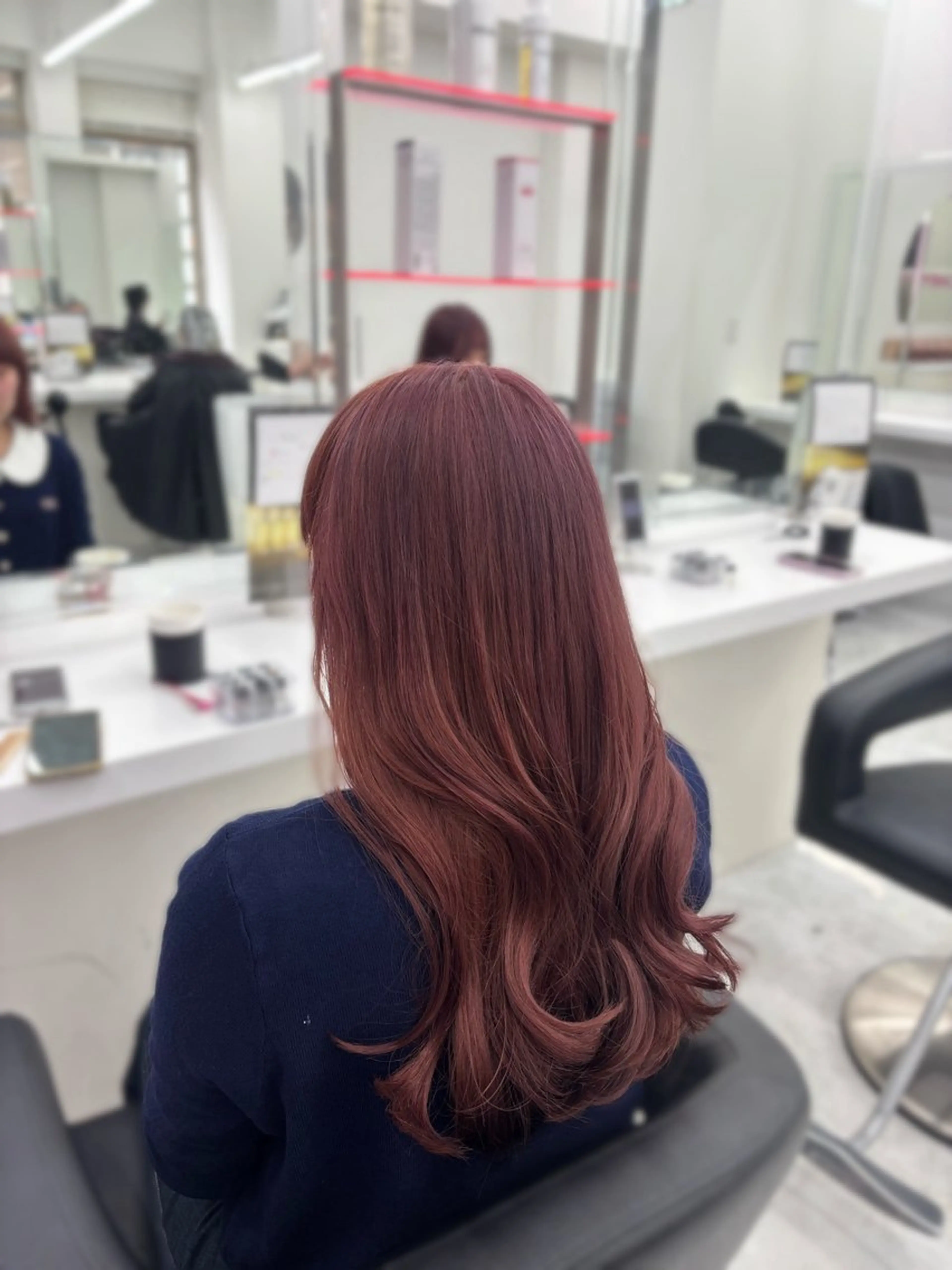 カラー ヘアカラー かわいい艶髪🤍 れいな🤍のヘアスタイル