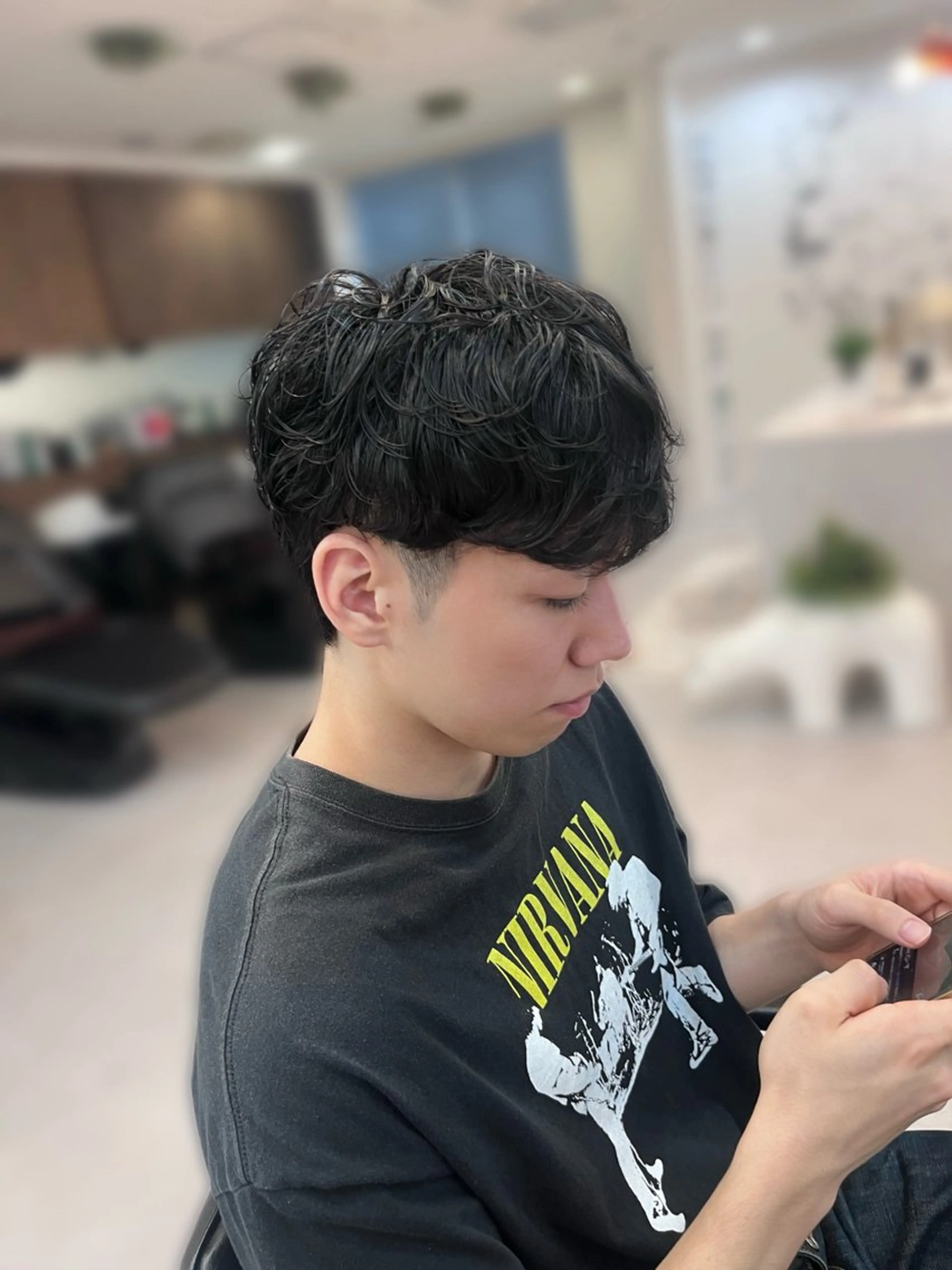 パーマ メンズ メンズパーマ カット パーマ 💠つたふうか/ 韓国/メンズヘア💠のヘアスタイル