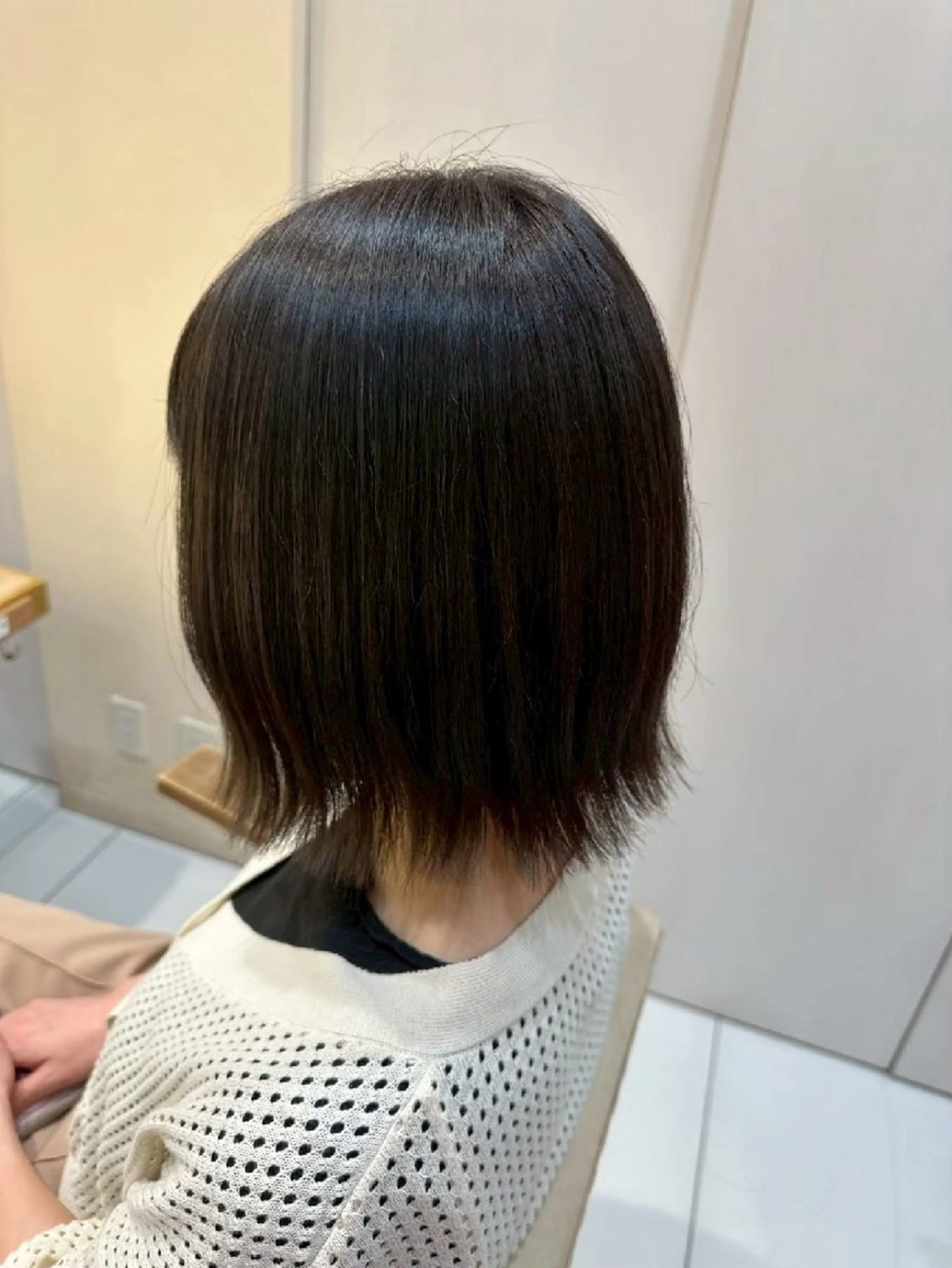 ミディアム ヘアカラー トリートメント 縮毛矯正💎/ 美髪ストレート🫧のヘアスタイル