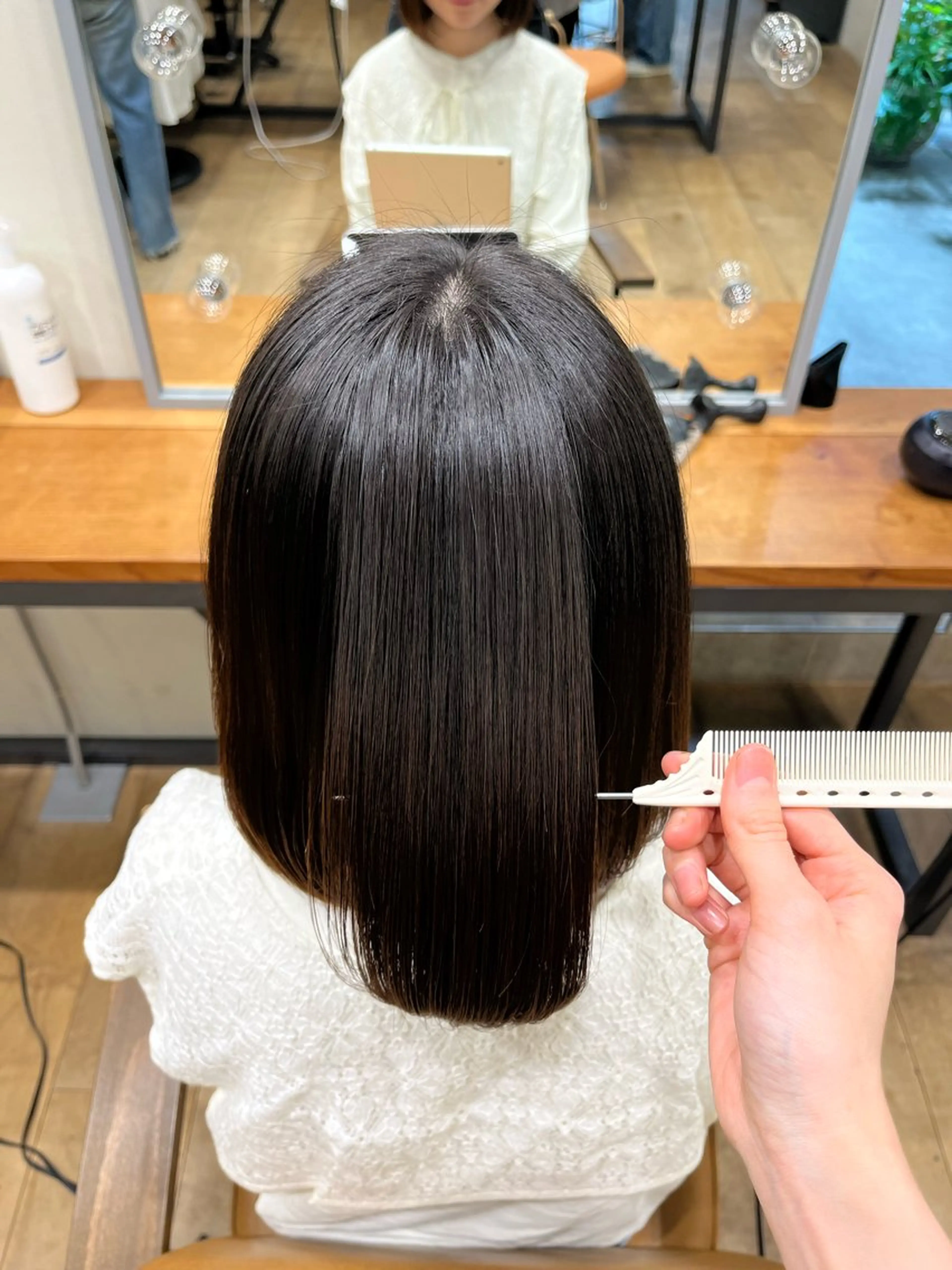 ショート 縮毛矯正 長沢 結菜🎀のヘアスタイル