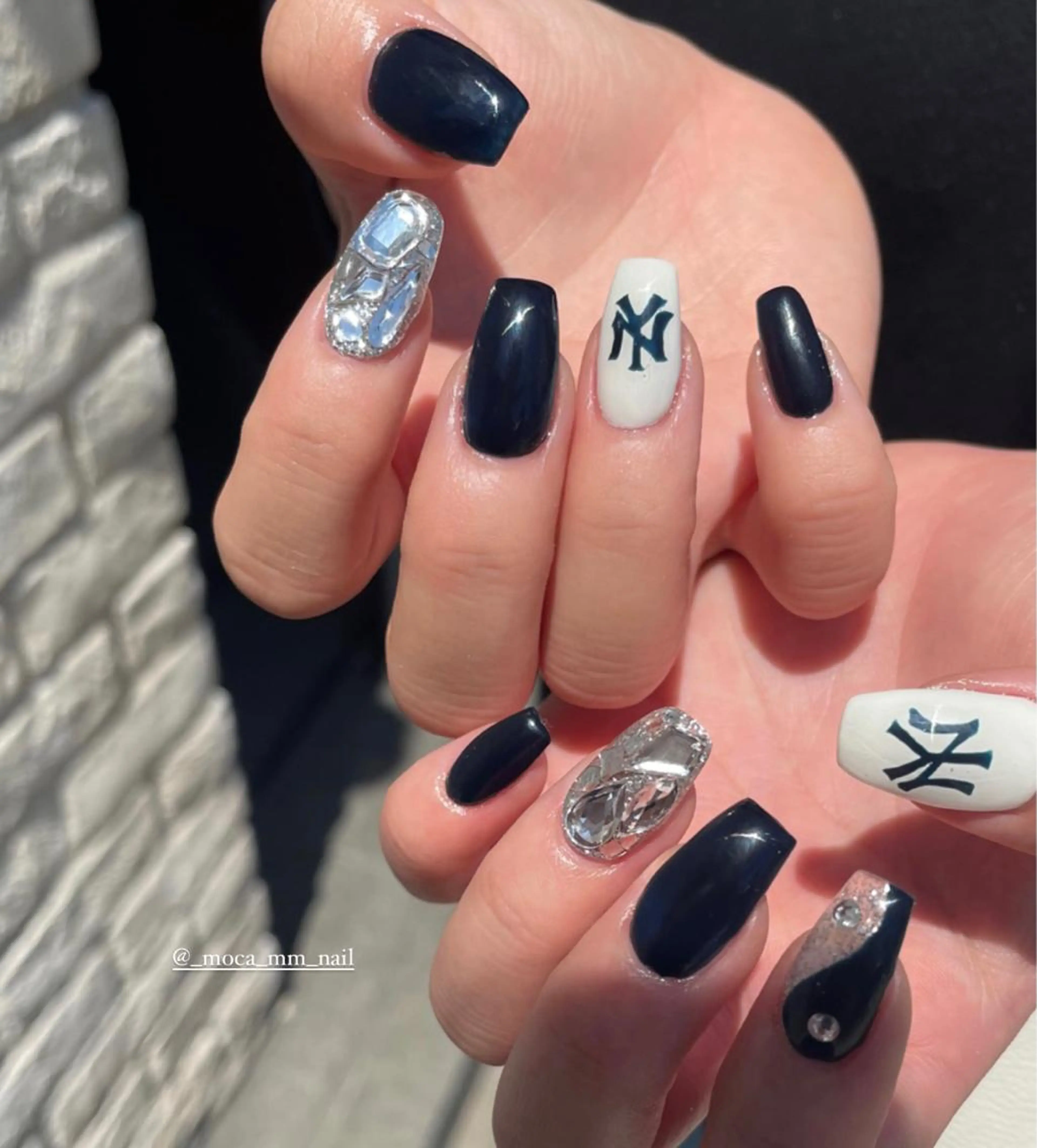 ネイル ハンドネイル moca心斎橋所属・˚✧⁺⭐︎༚moca miyuu⁎⁺˳✧༚のネイルデザイン