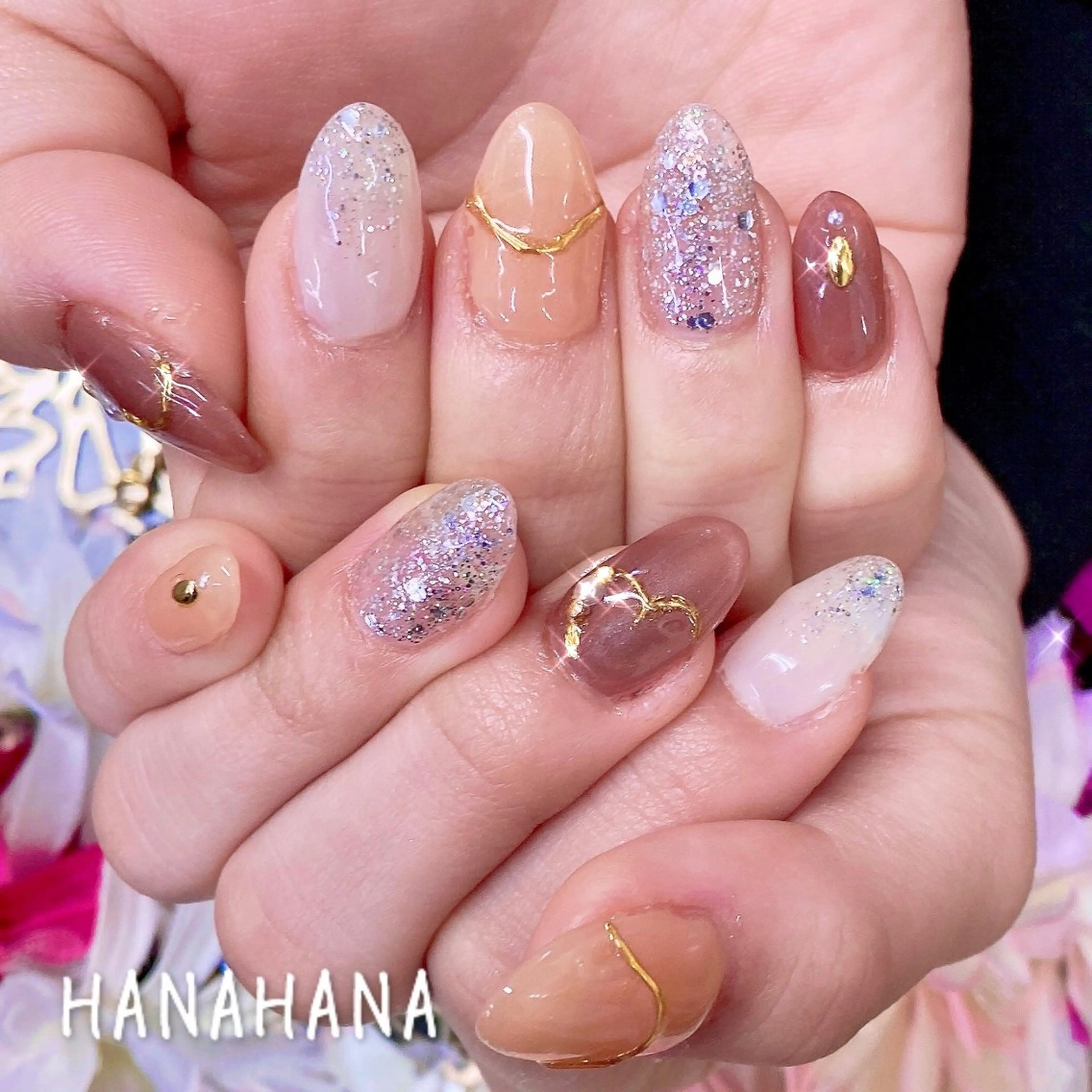 ネイル ジェルネイル HANAHANAのネイルデザイン