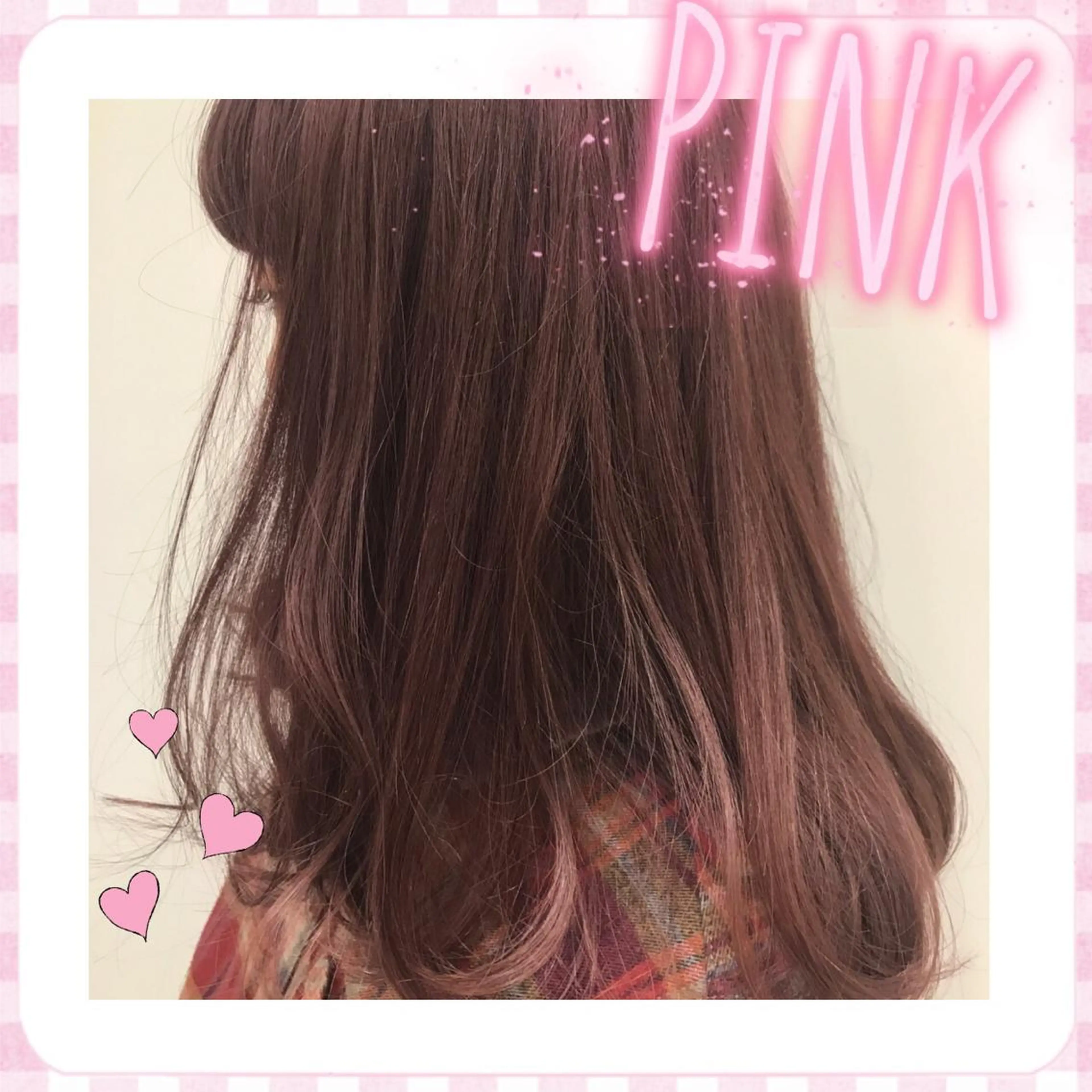 カラー ピンクカラー EMANON新宿東口所属・新宿駅近♡個室 ♡関口三都季🌜のヘアスタイル