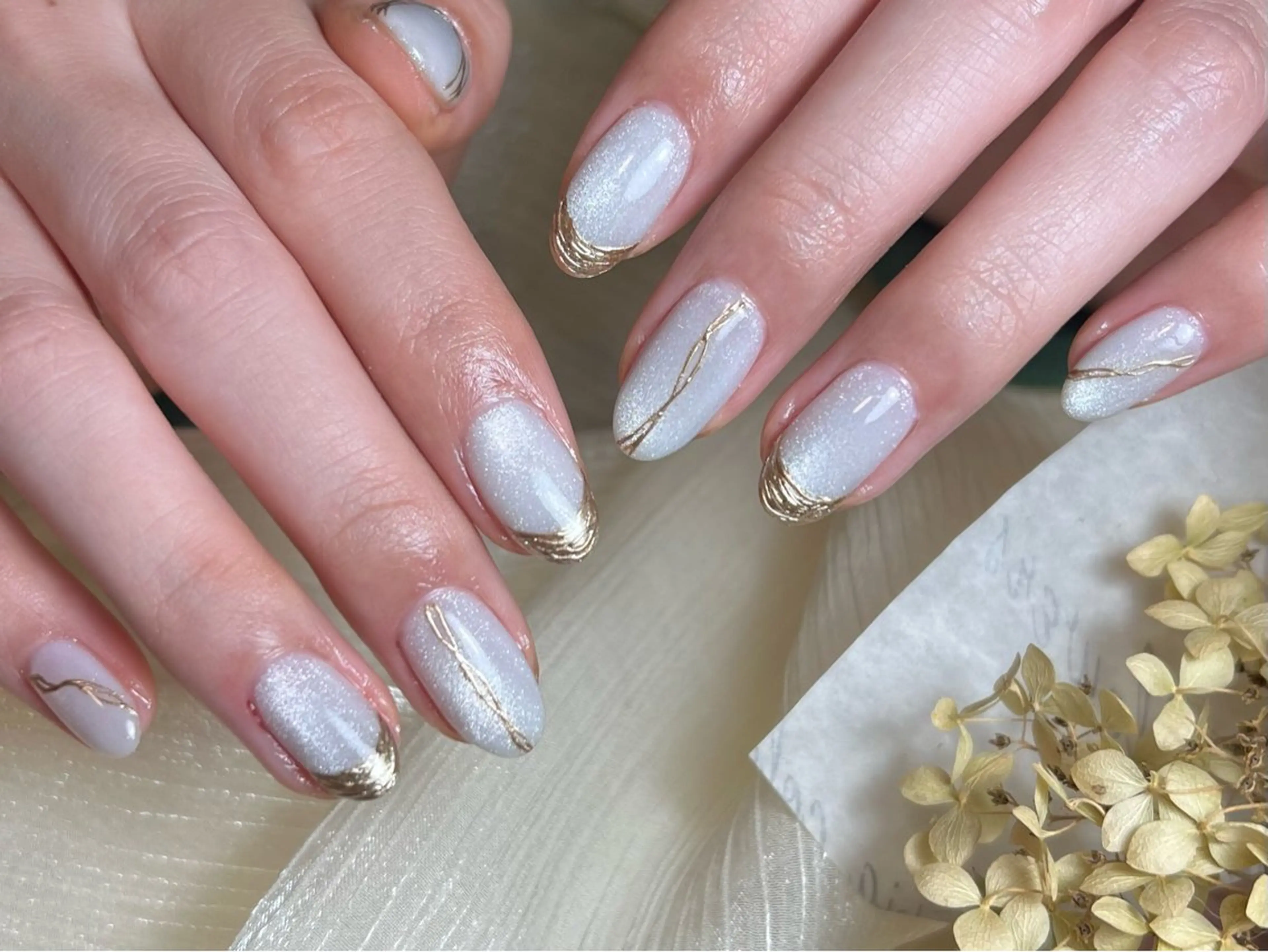 ネイル アートネイル ミラーネイル Nail by EN 🪽Amiのネイルデザイン