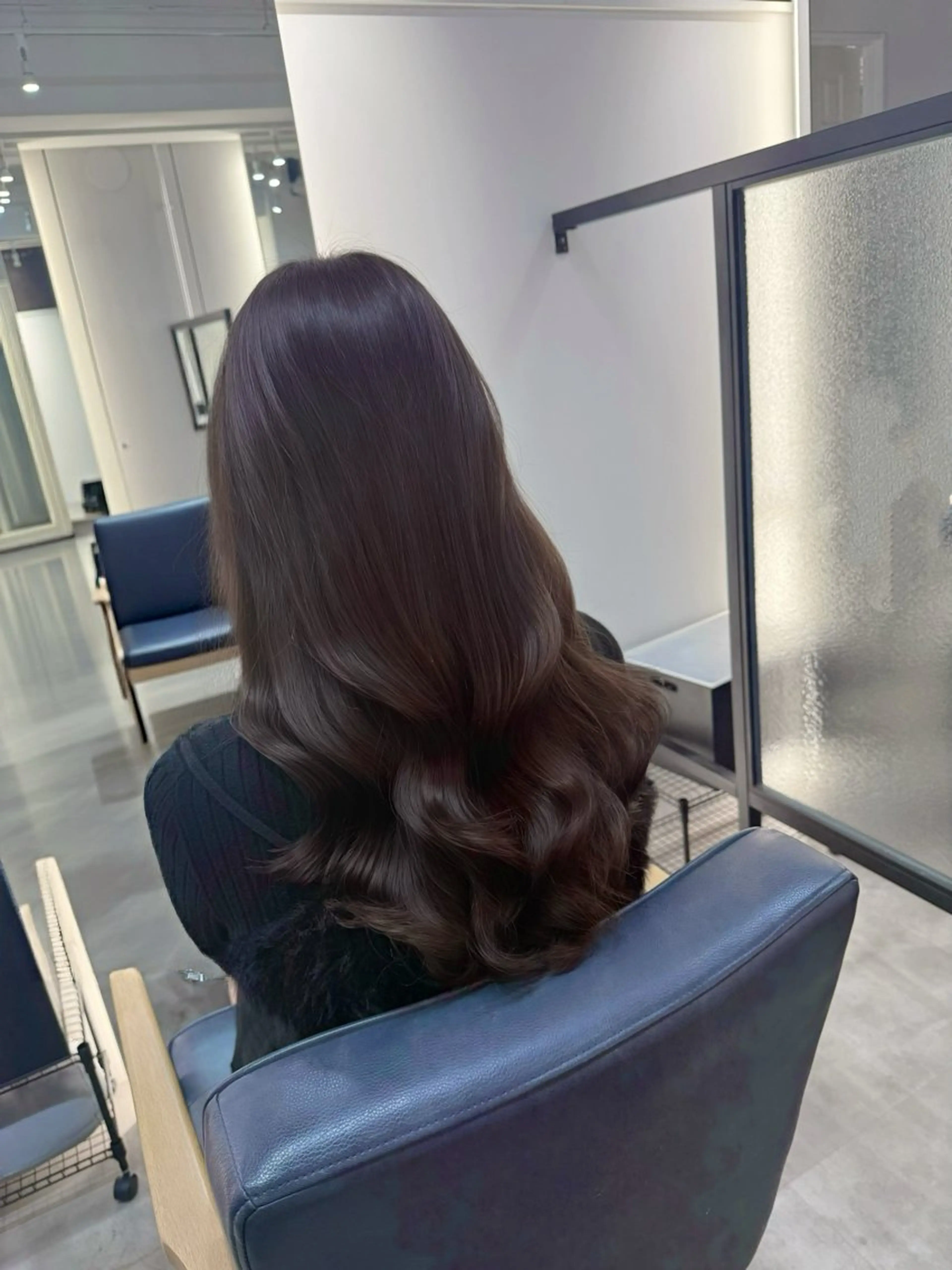 ロング パーマ カット パーマ トリートメント 韓国ヘア/韓国風 パーマ/kazueのヘアスタイル