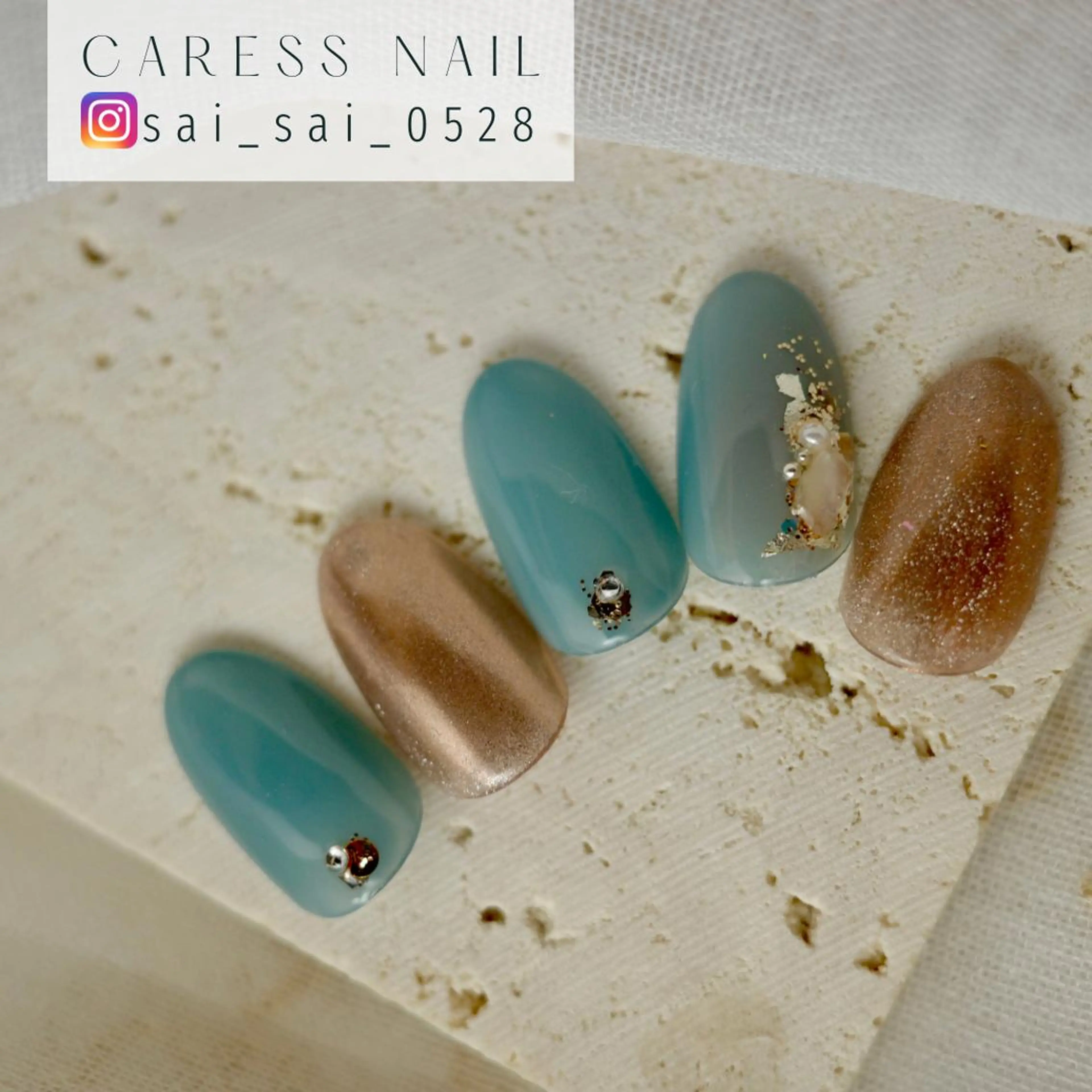 ネイル caress  nail カレスネイル　代々木上原所属・カレスネイル さいのネイルデザイン