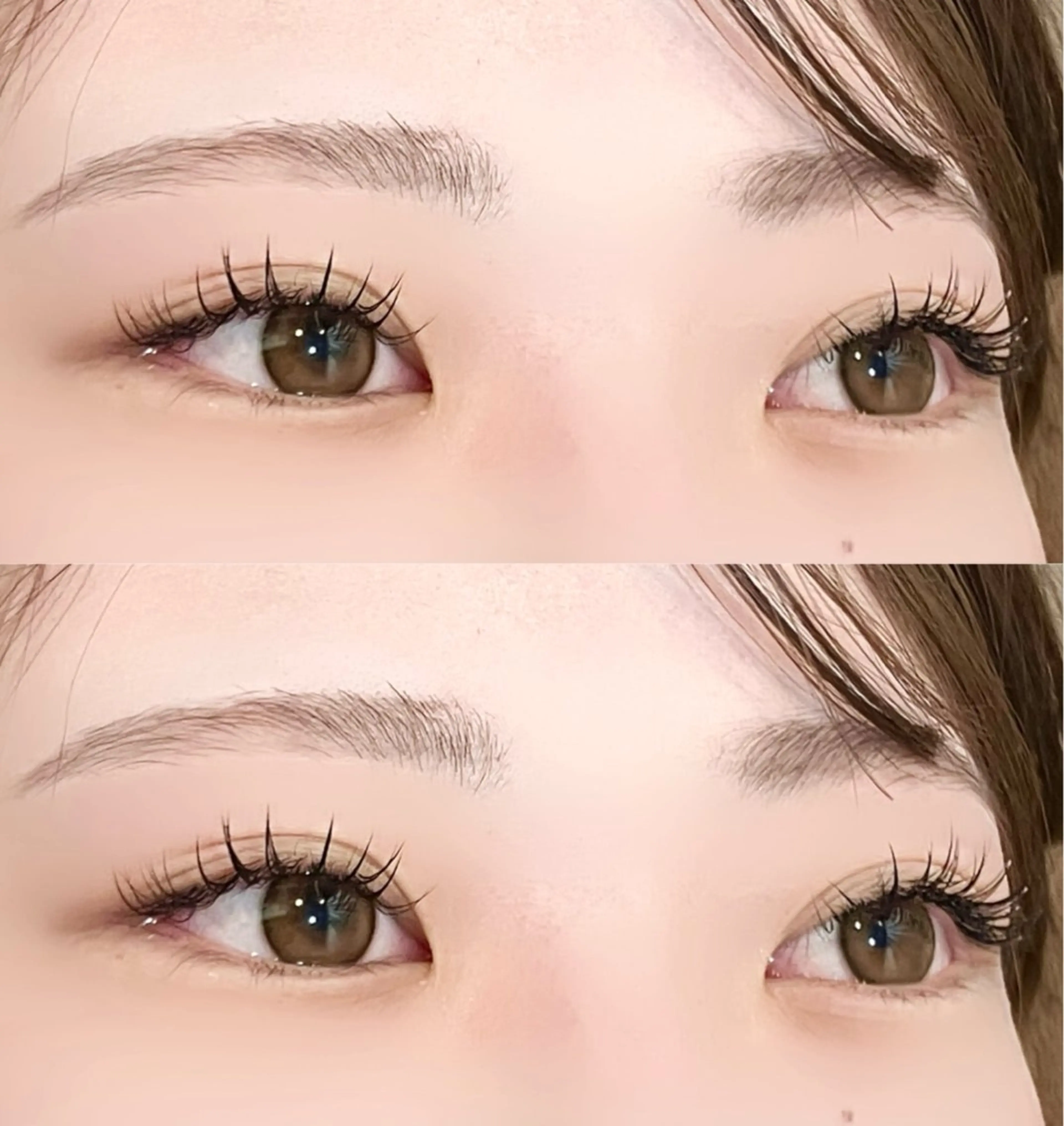 マツエク・マツパ 透明感つやカラー🎀 ／マツエクのヘアスタイル