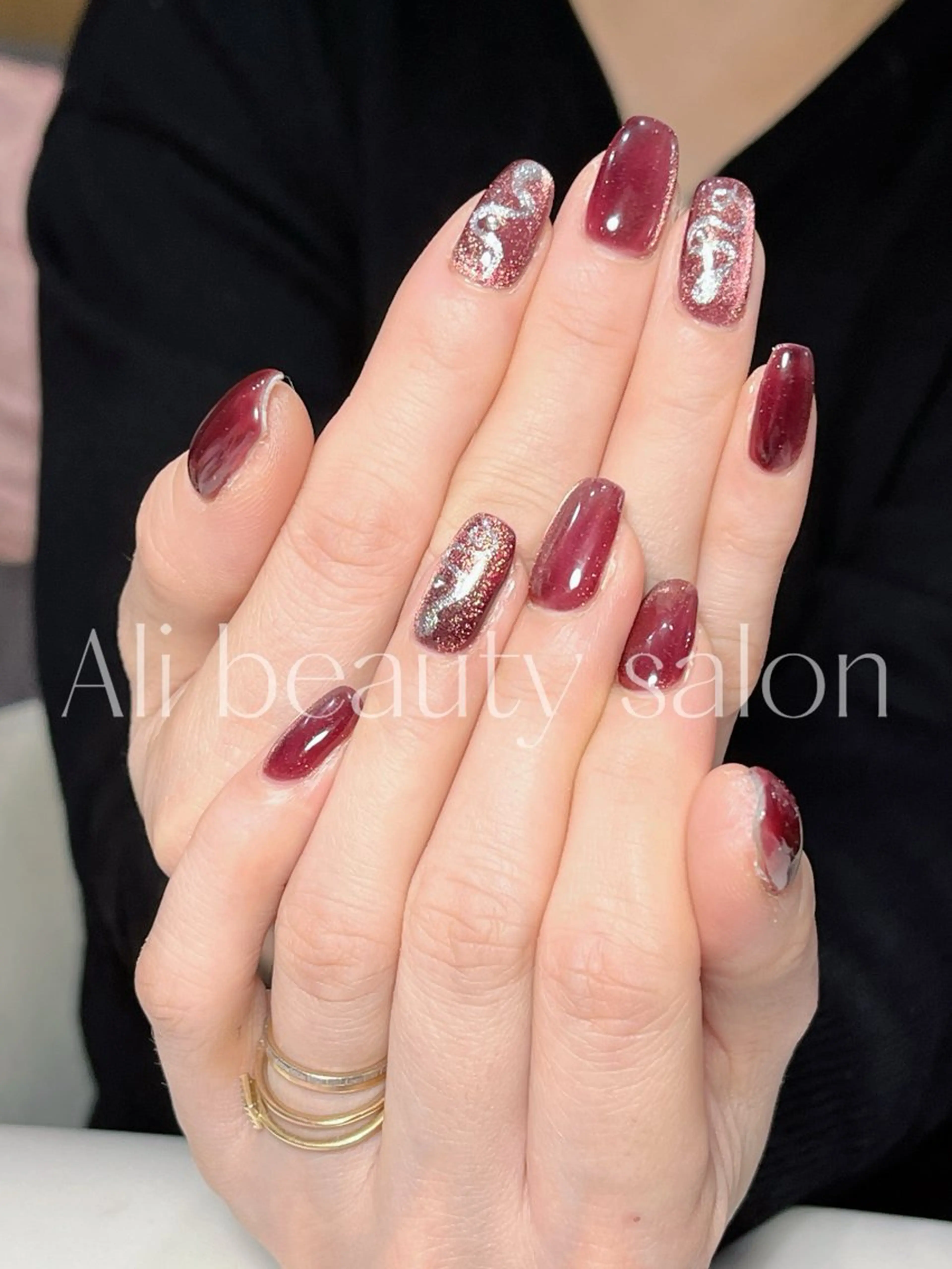 ネイル マグネットネイル Ali 新小岩 ネイル専門のネイルデザイン