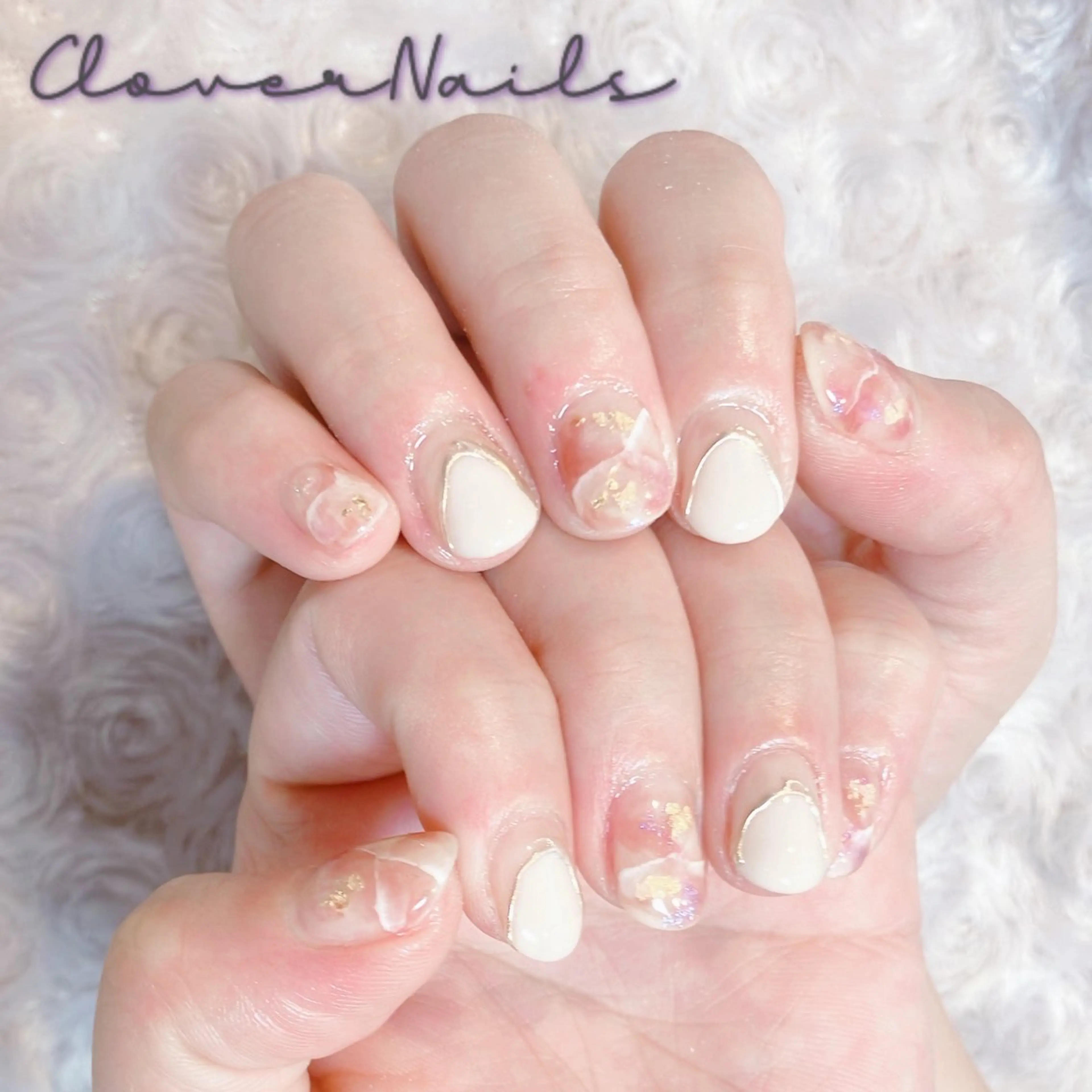 ネイル フットネイル 自宅ネイルサロン クロバーネイルのネイルデザイン