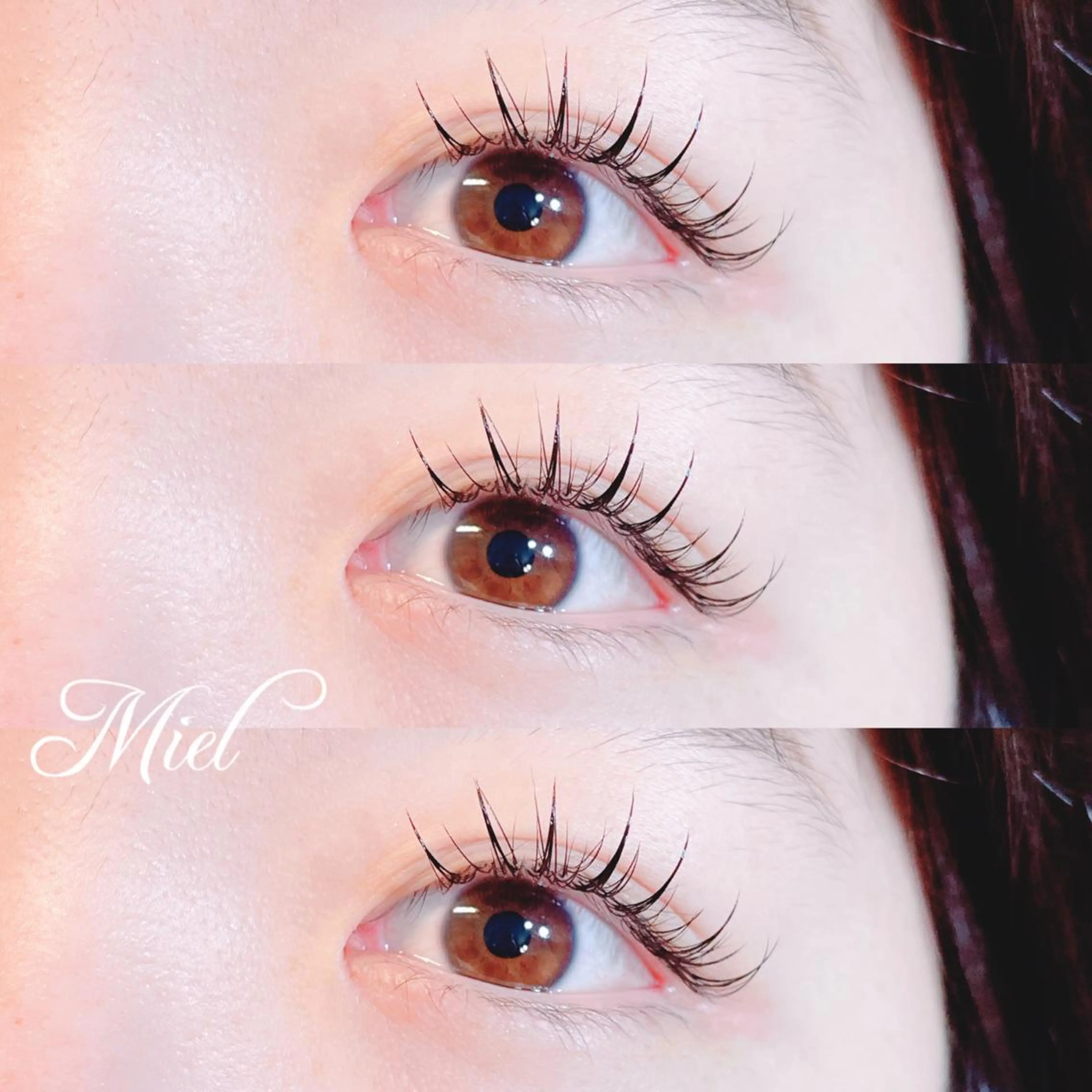 マツエク・マツパ カラーマツエク フラットラッシュ ボリュームラッシュ ワンホンマツエク Mori ✨Mystical✨のマツエク・マツパデザイン