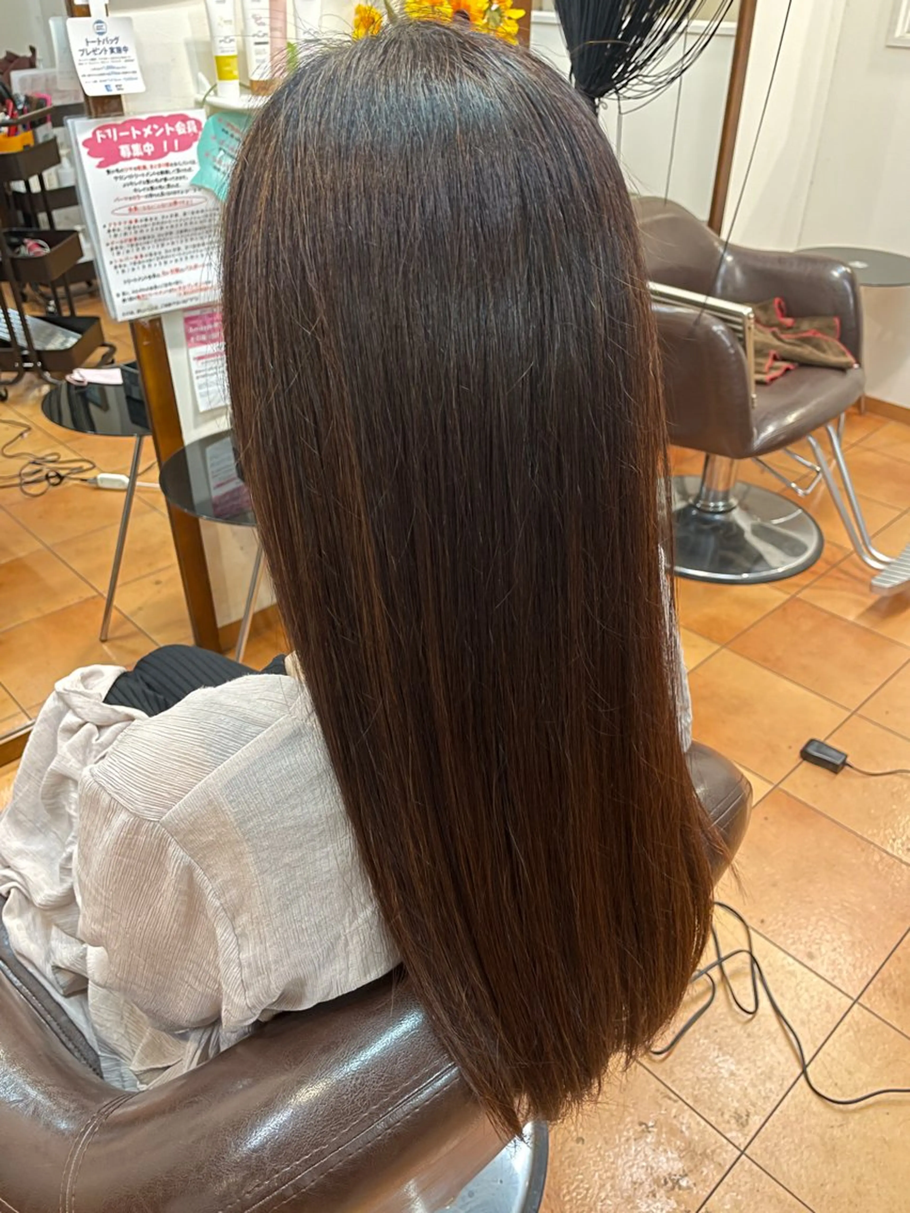 ロング カット トリートメント 吉村幸重🌈髪質改善 /抗がん剤治療カットのヘアスタイル