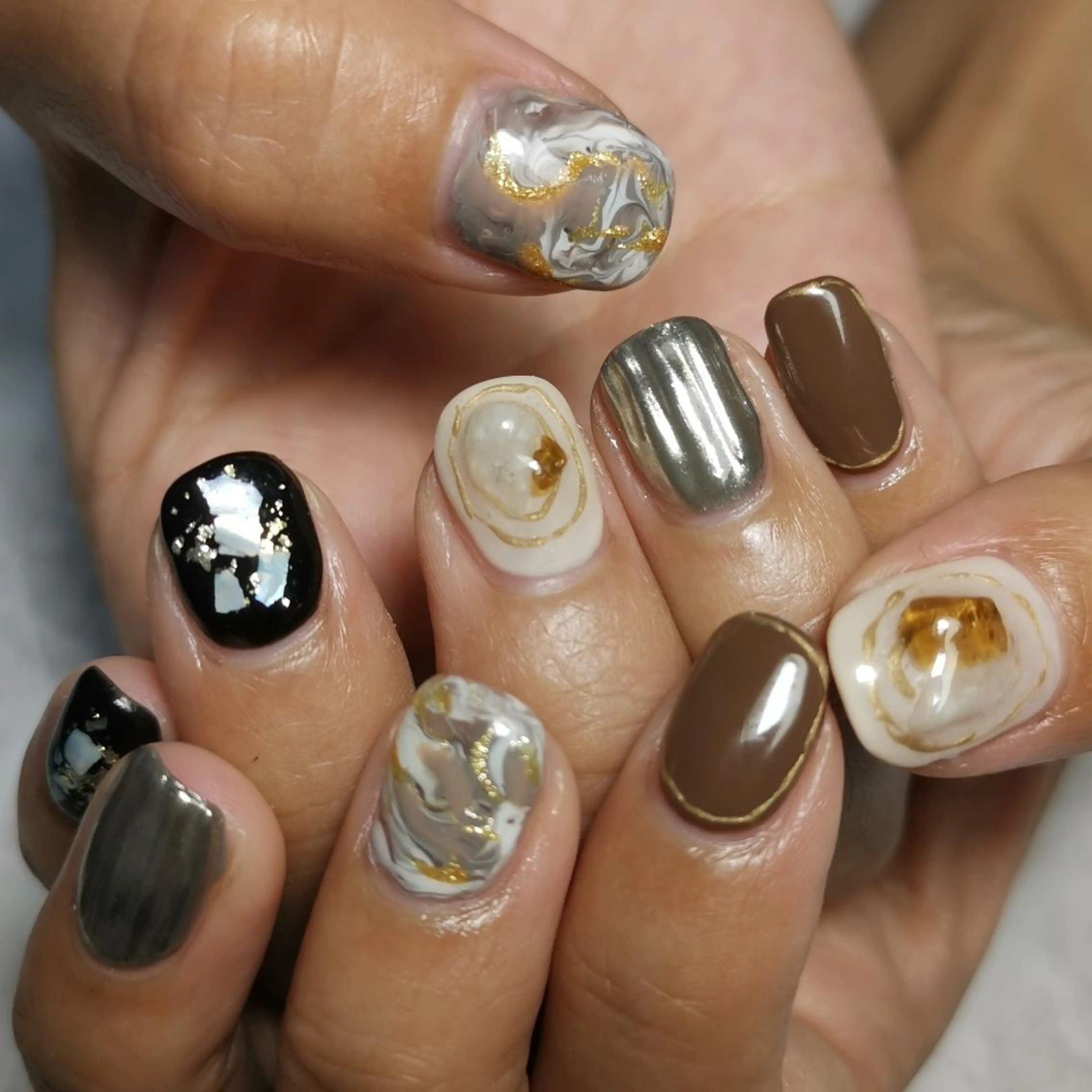 ネイル ニュアンスネイル ハンドネイル reve あやののネイルデザイン