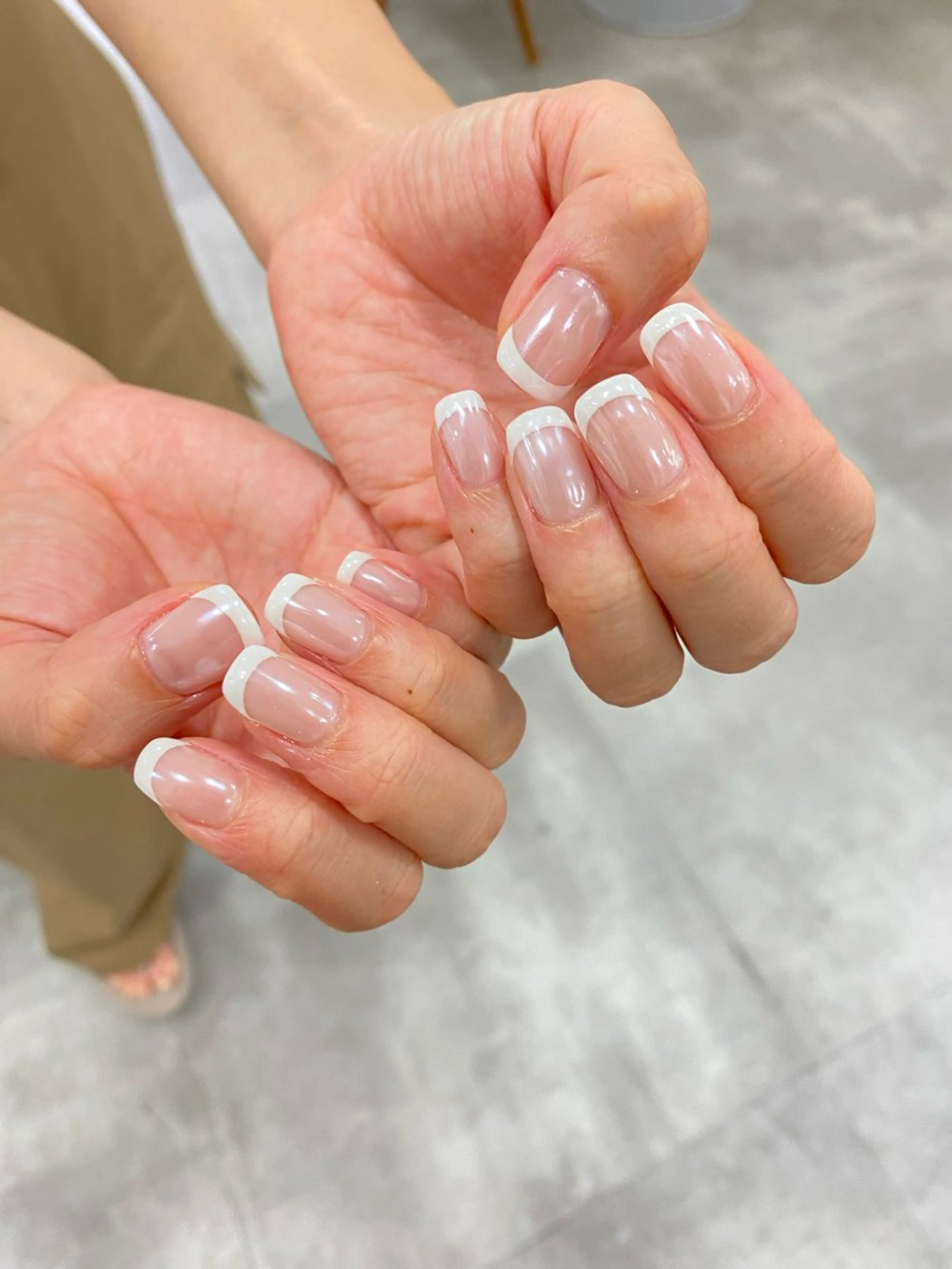 ネイル ホワイト ハンドネイル kokori nailのネイルデザイン