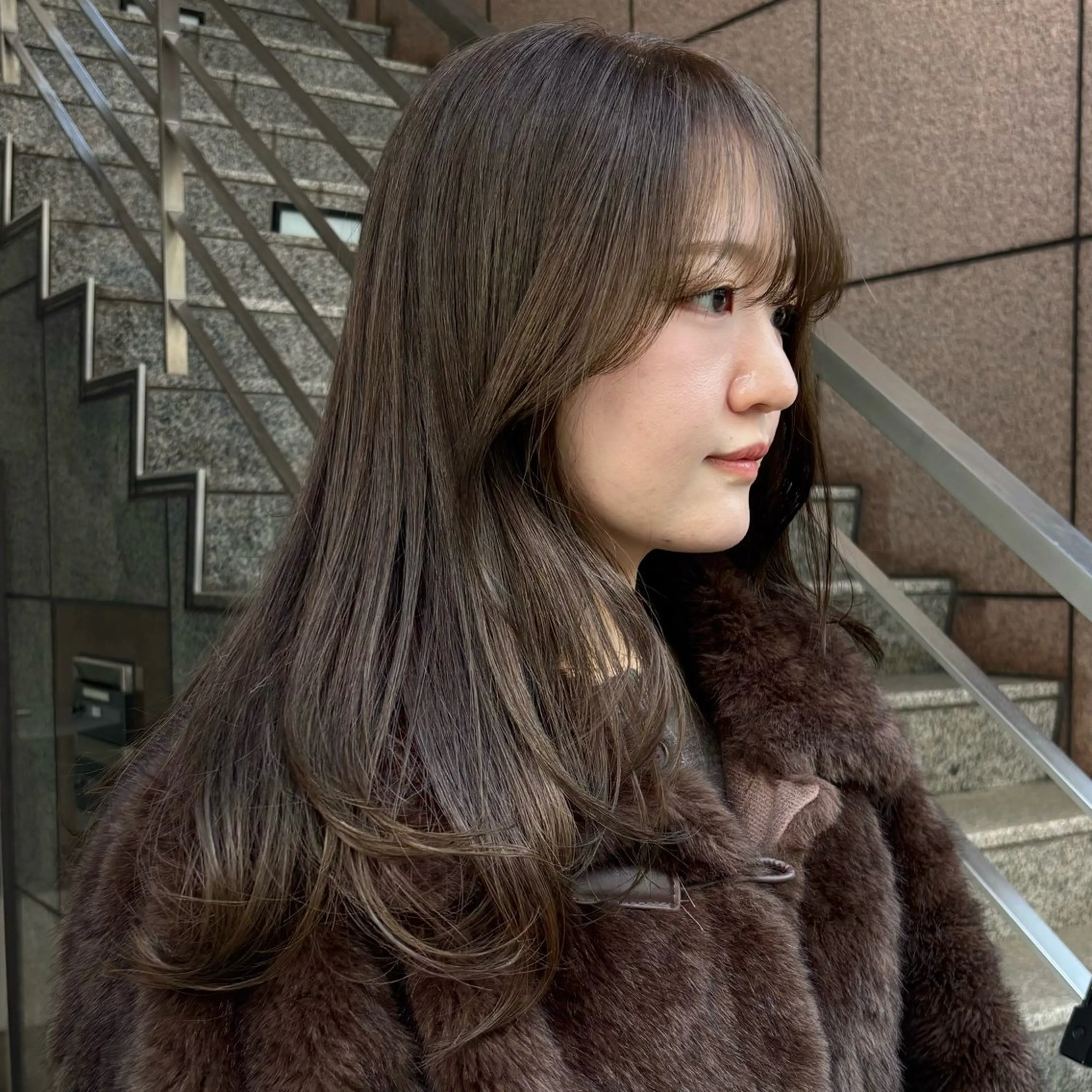 ロング カット ヘアカラー トリートメント まろやかカラー♡ momoka🌙のヘアスタイル