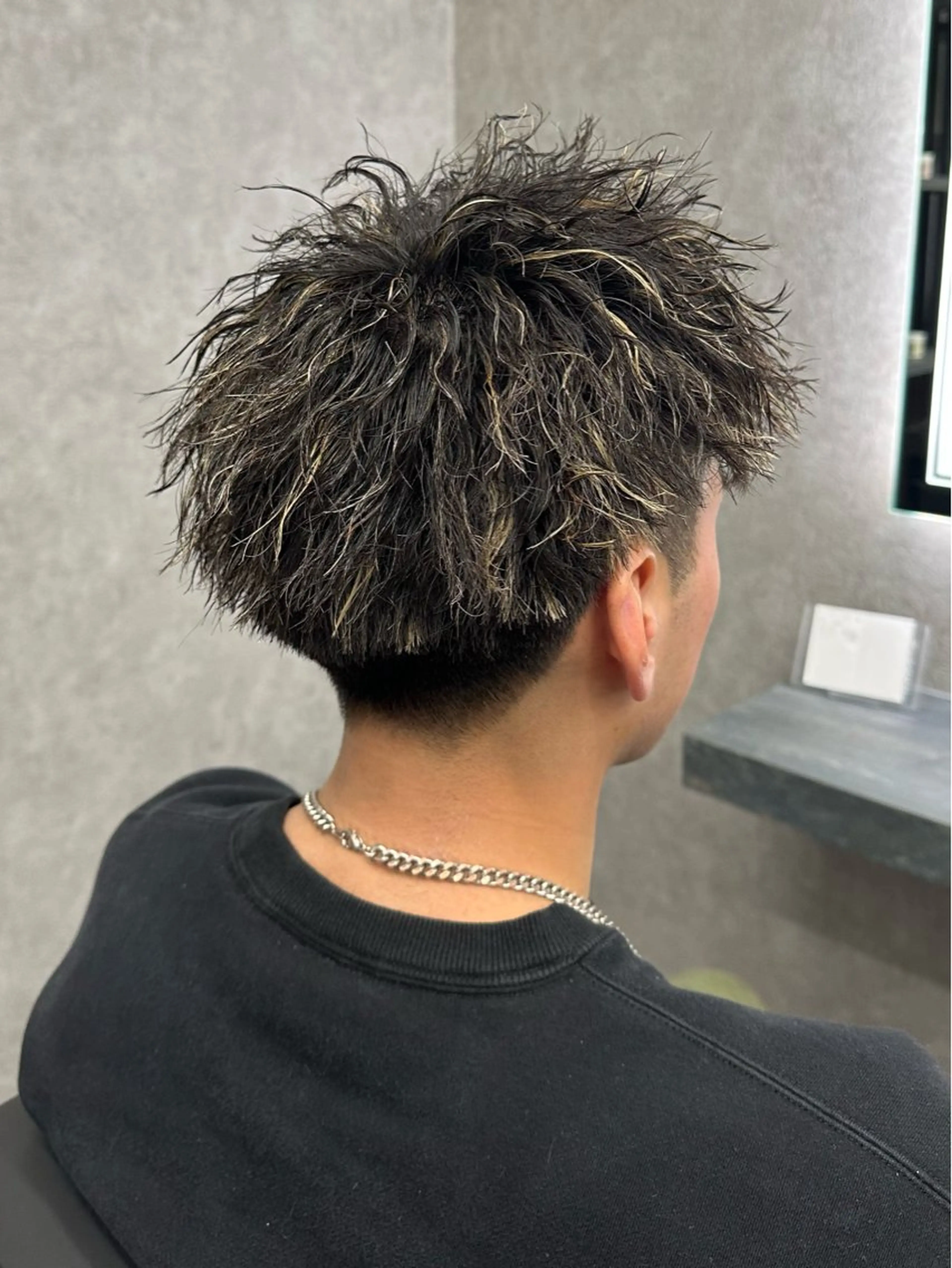 カラー パーマ メンズ カット パーマ 札幌美容室 /光👑のヘアスタイル