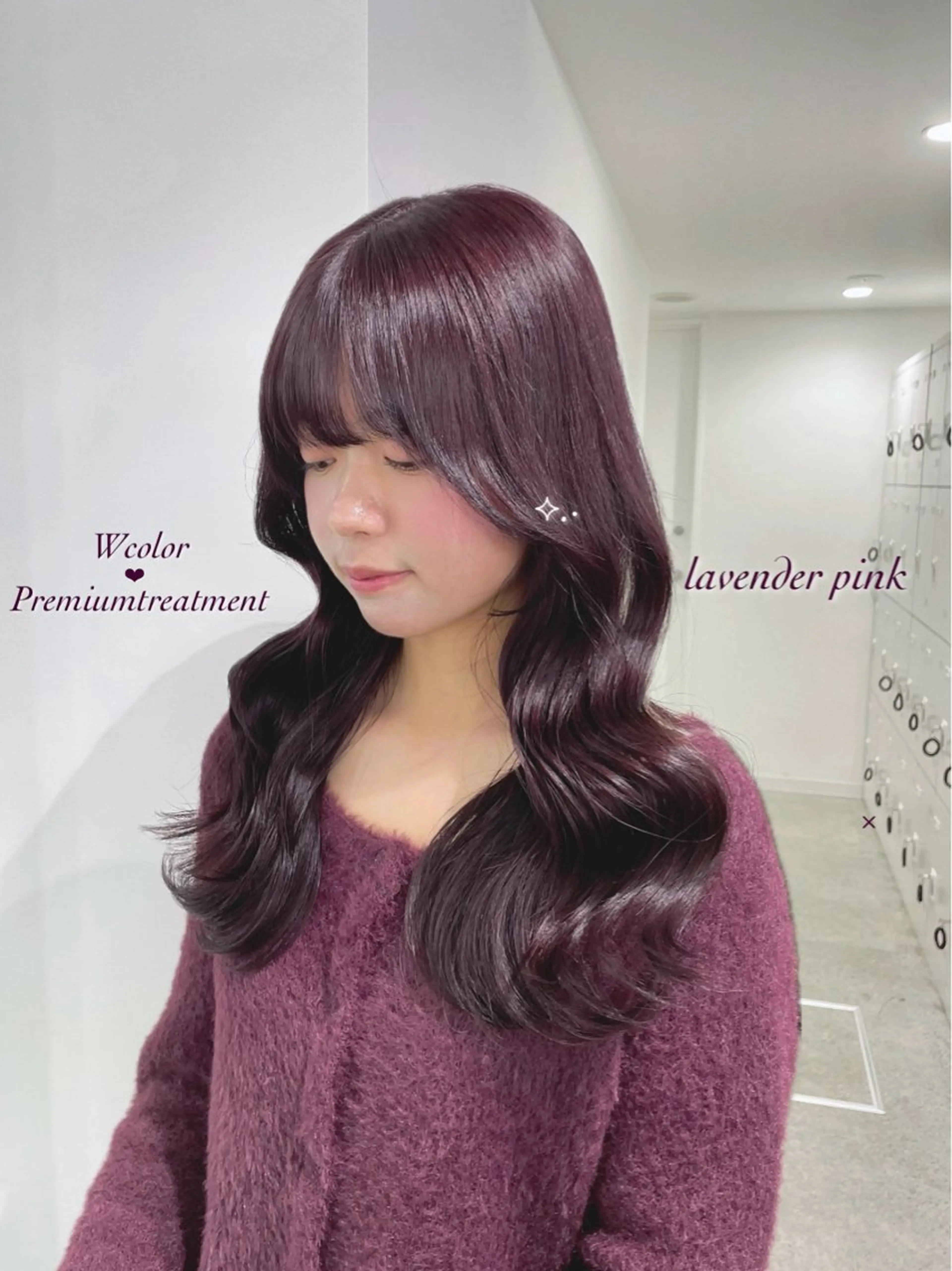 セミロング ヘアカラー 盛れる暖色🎀ガーリ ーヘア🎀きっかのヘアスタイル