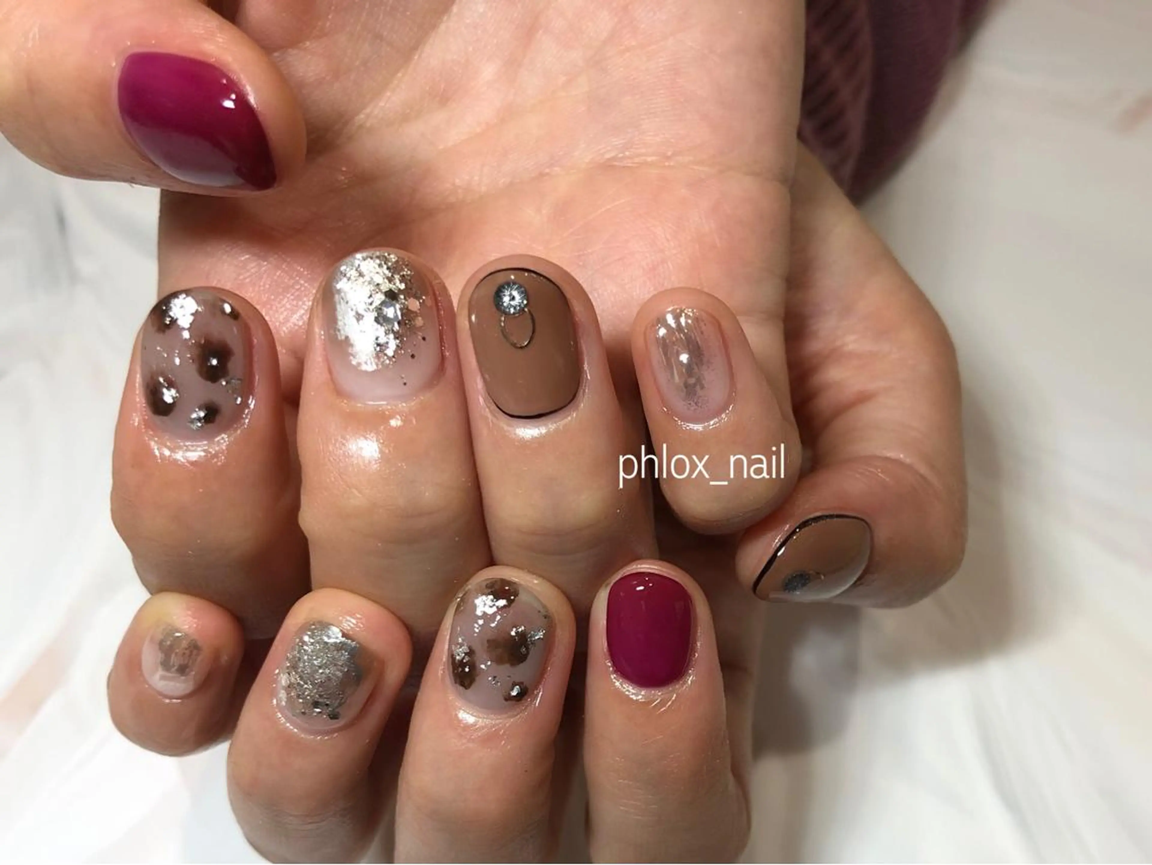 ネイル s/w ＿shokoのネイルデザイン