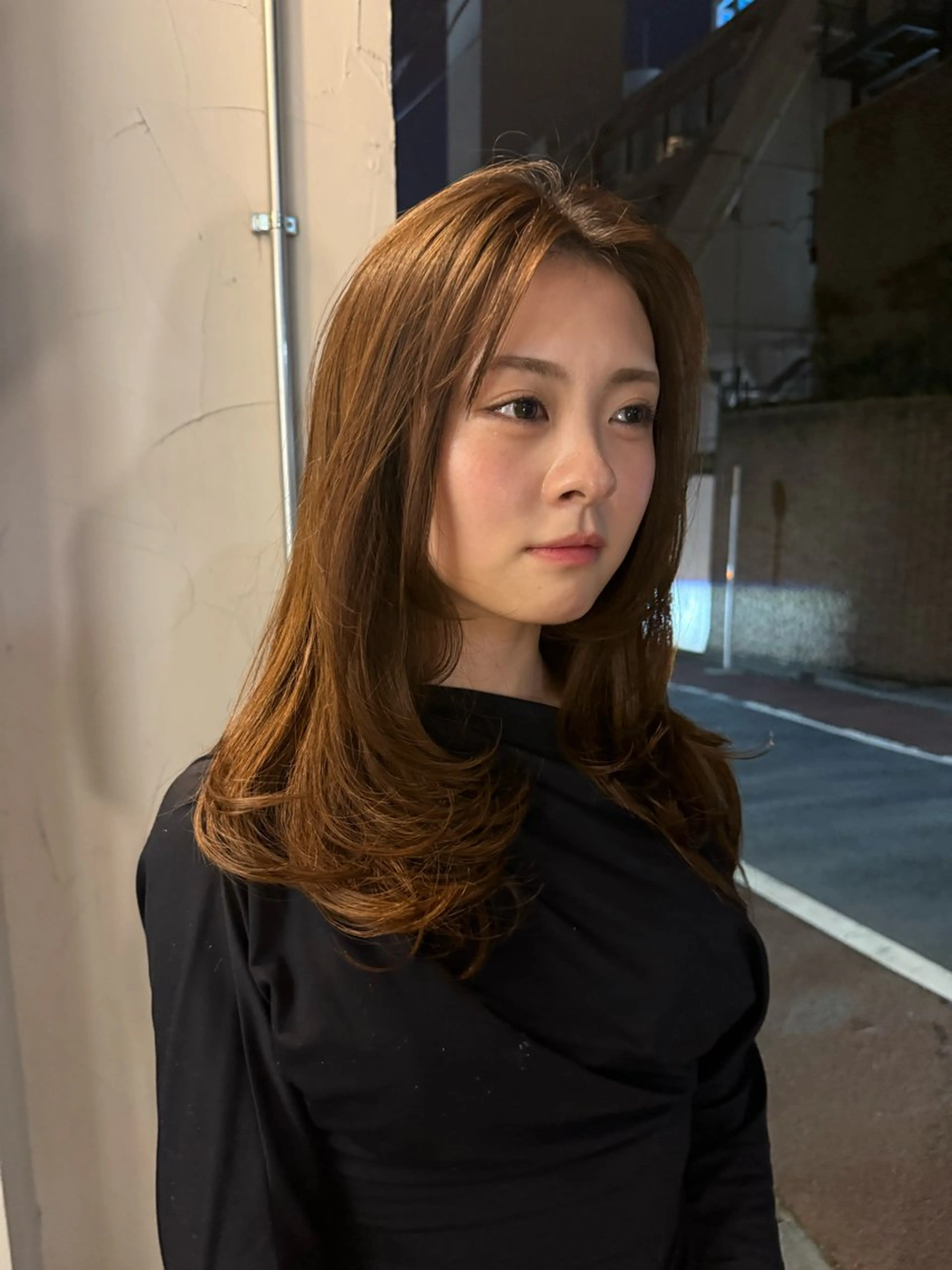 ロング カラー パーマ/ボブ /レイヤー チヒロのヘアスタイル