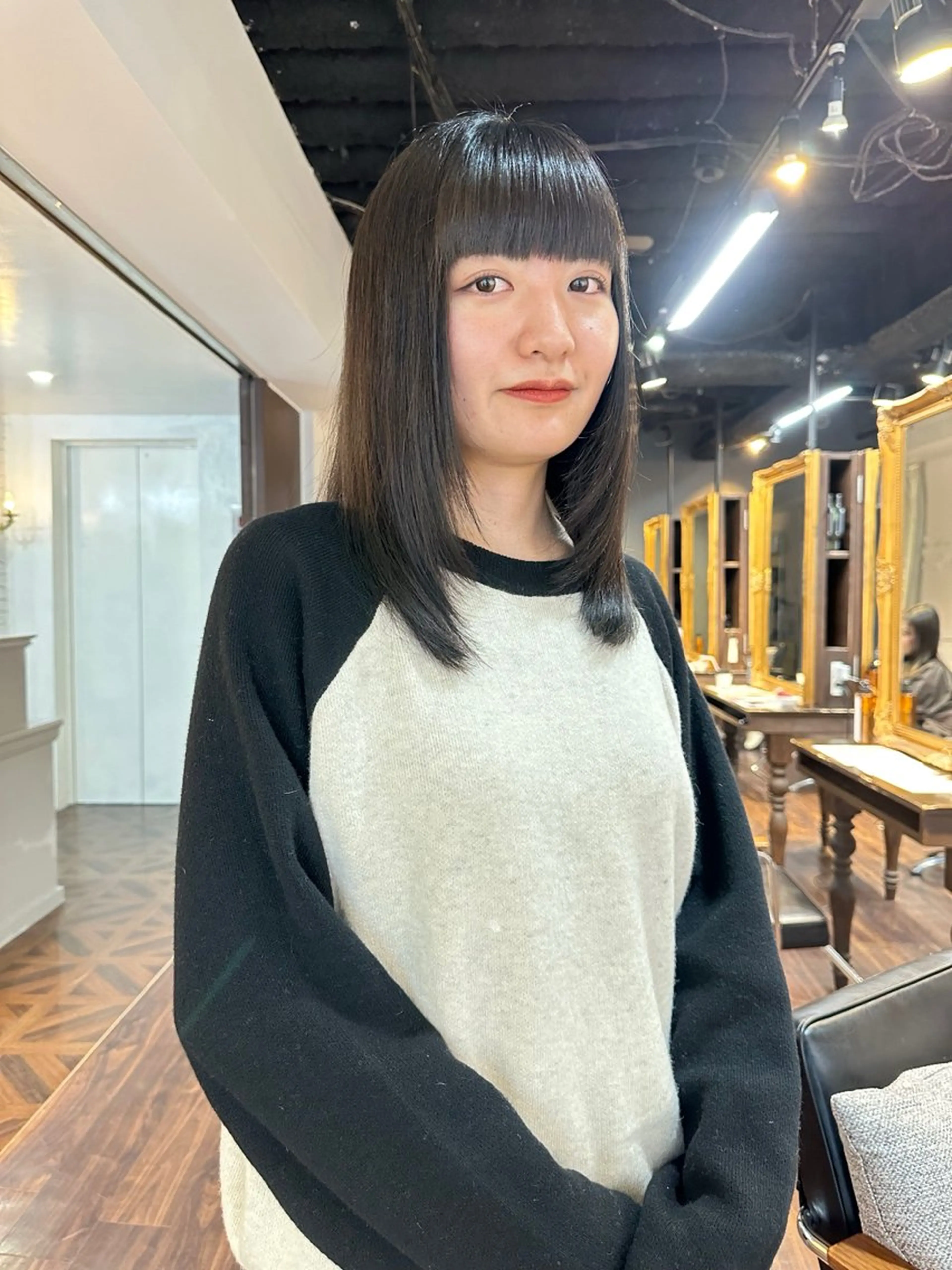 ミディアム カラー ボブ・レイヤー支持 No.1/Ryokiのヘアスタイル