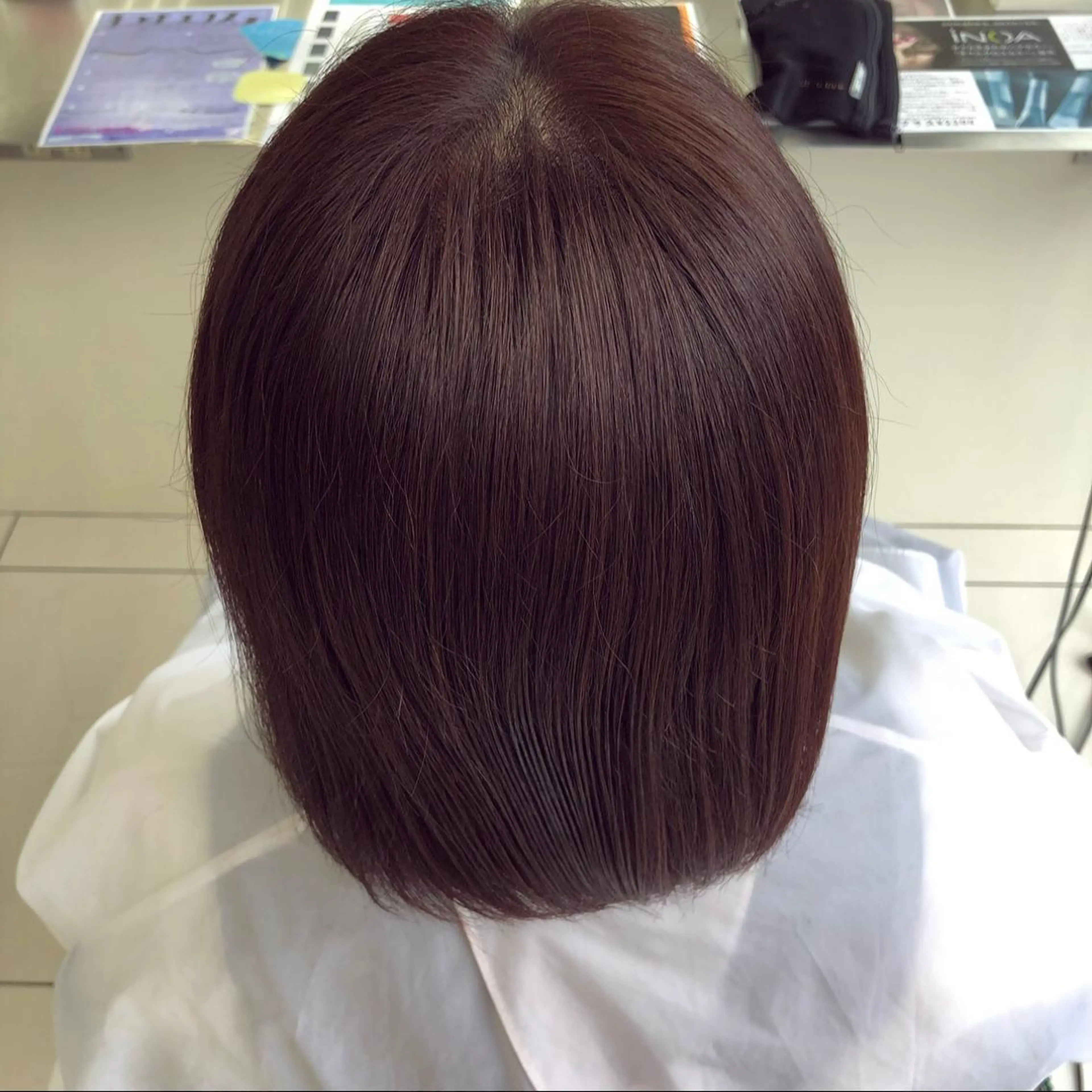 ショート カラー まつ毛/アイブロウ /髪質改善カラーのヘアスタイル