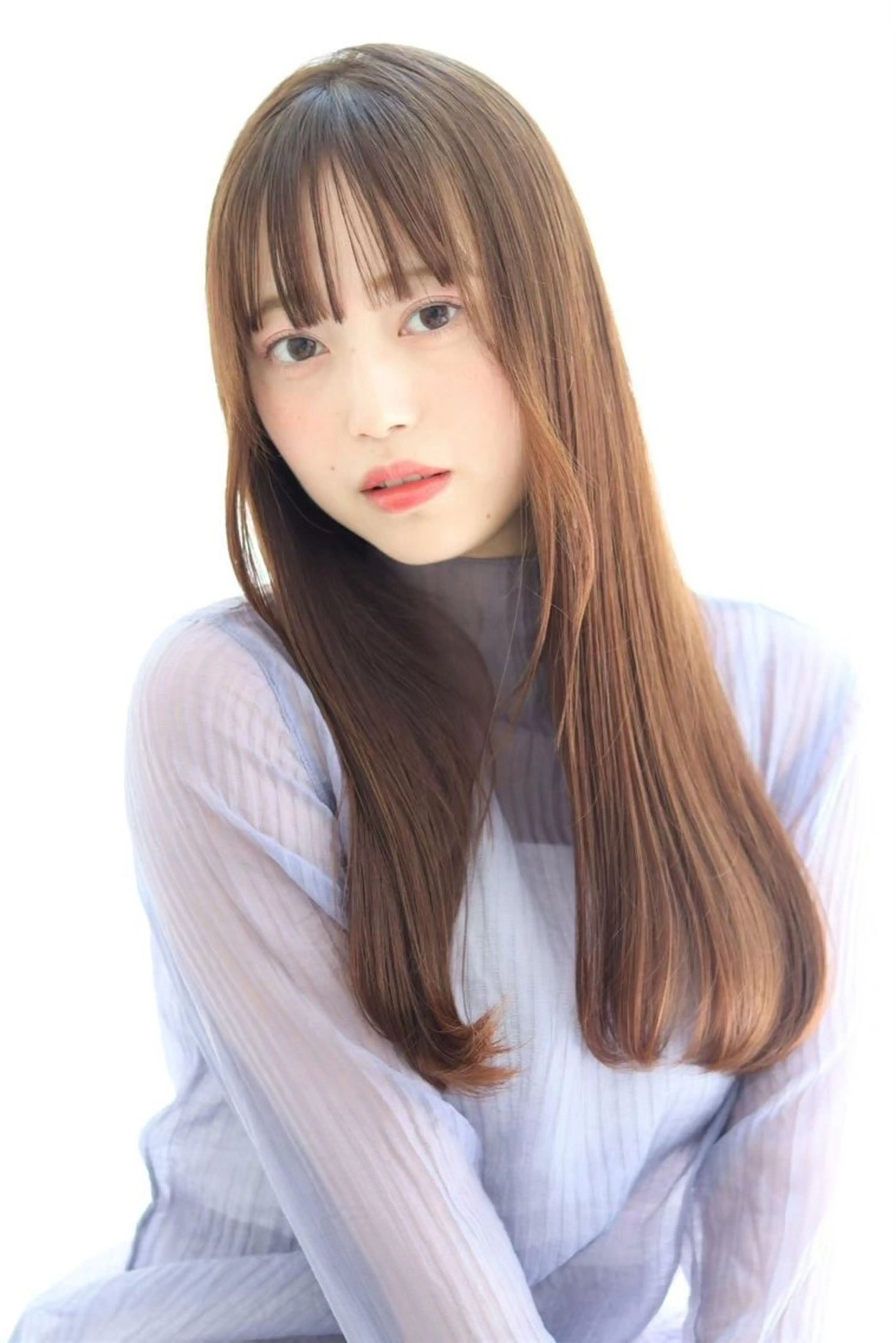 ロング限定🩵カット＋髪質改善TR(カット3cm以上)の写真