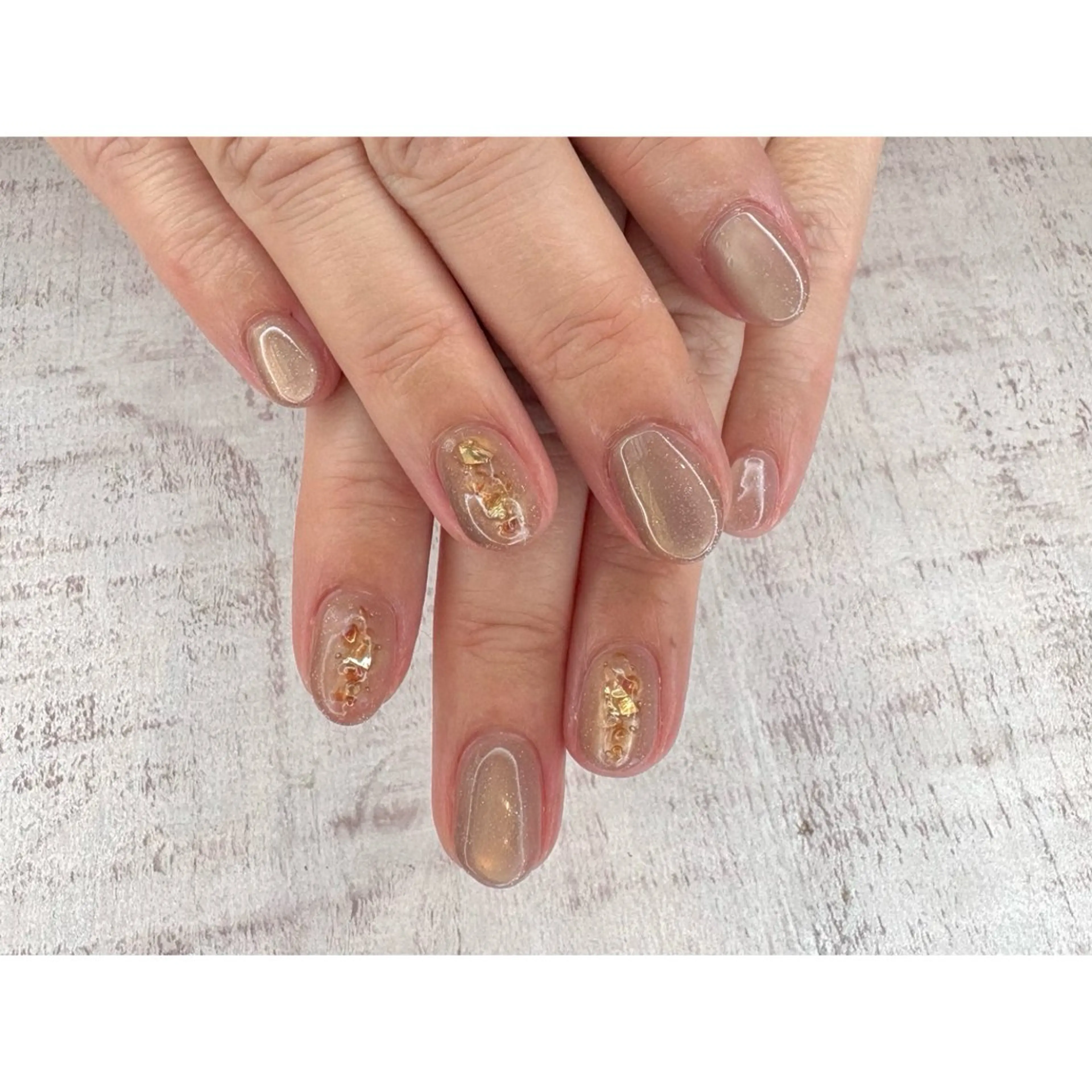 ネイル ハンドネイル 𖡼 yumenoのネイルデザイン