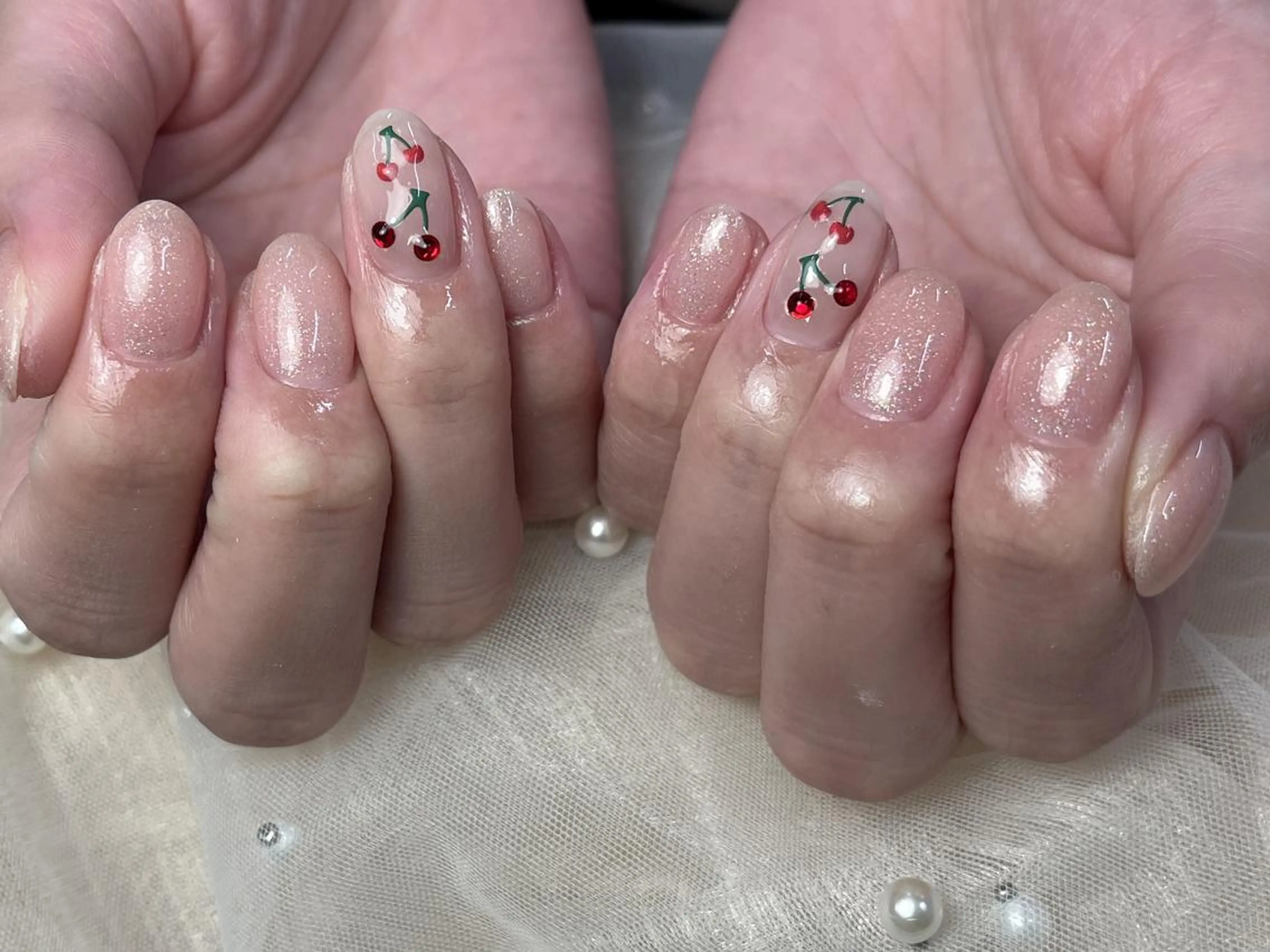 ネイル アートネイル ラメ(グリッター) ハンドネイル ToliyDeliy Nail Salonのネイルデザイン