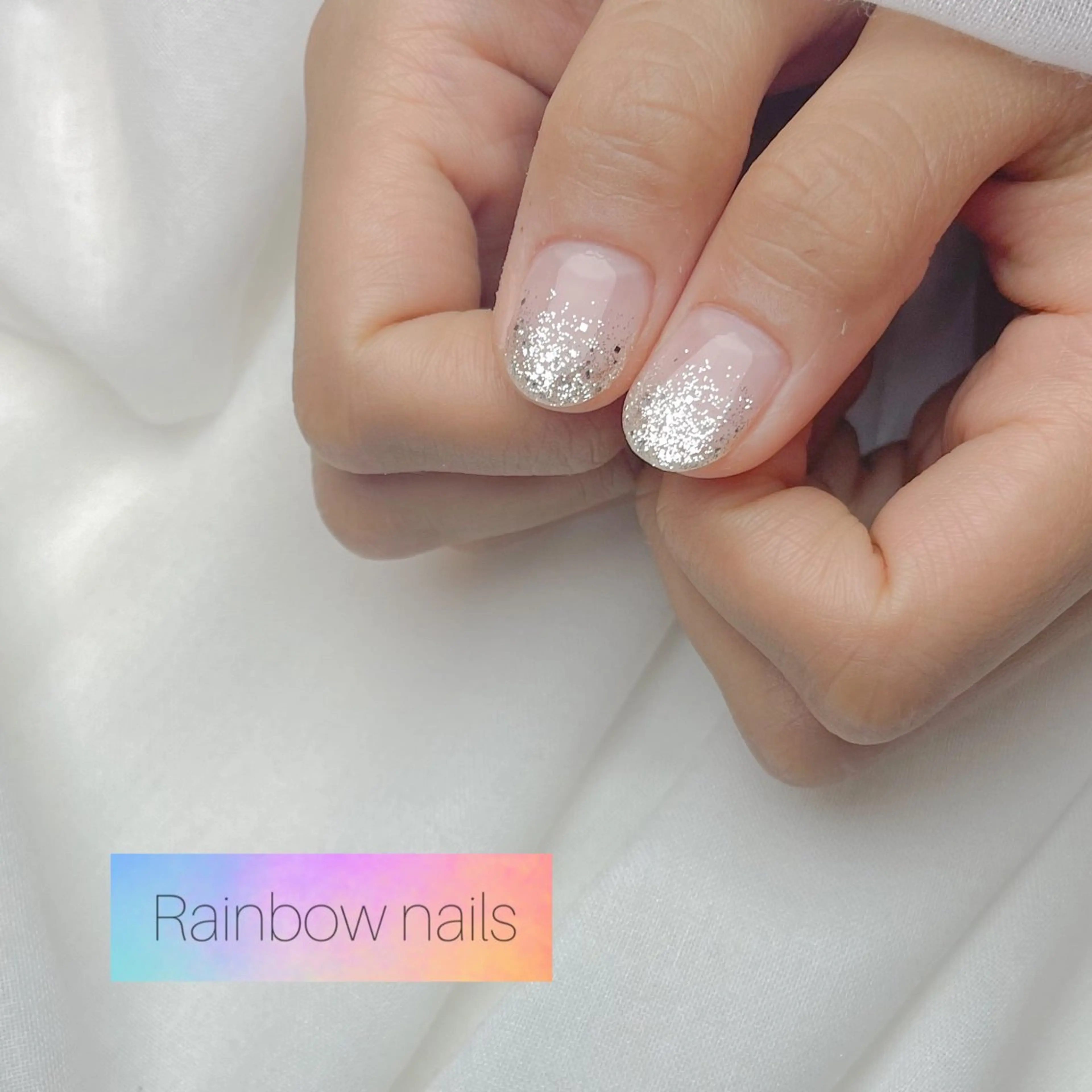 ネイル Rainbow nailsくろちゃんのネイルデザイン