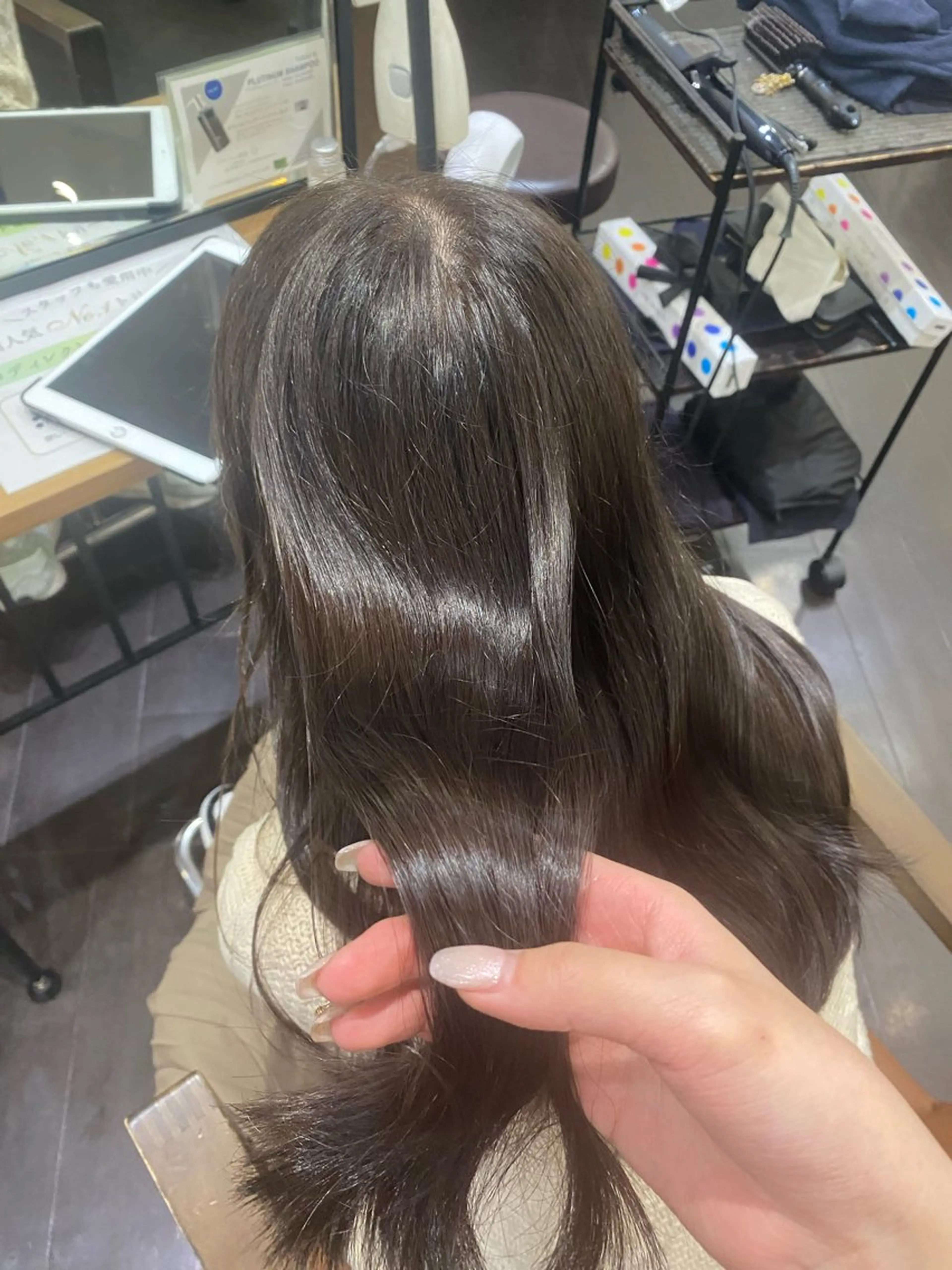 ロング カラー ヘアアレンジ 🍒ᩚ名駅/艶髪 縮毛矯正/あゆ🍒ᩚのヘアスタイル