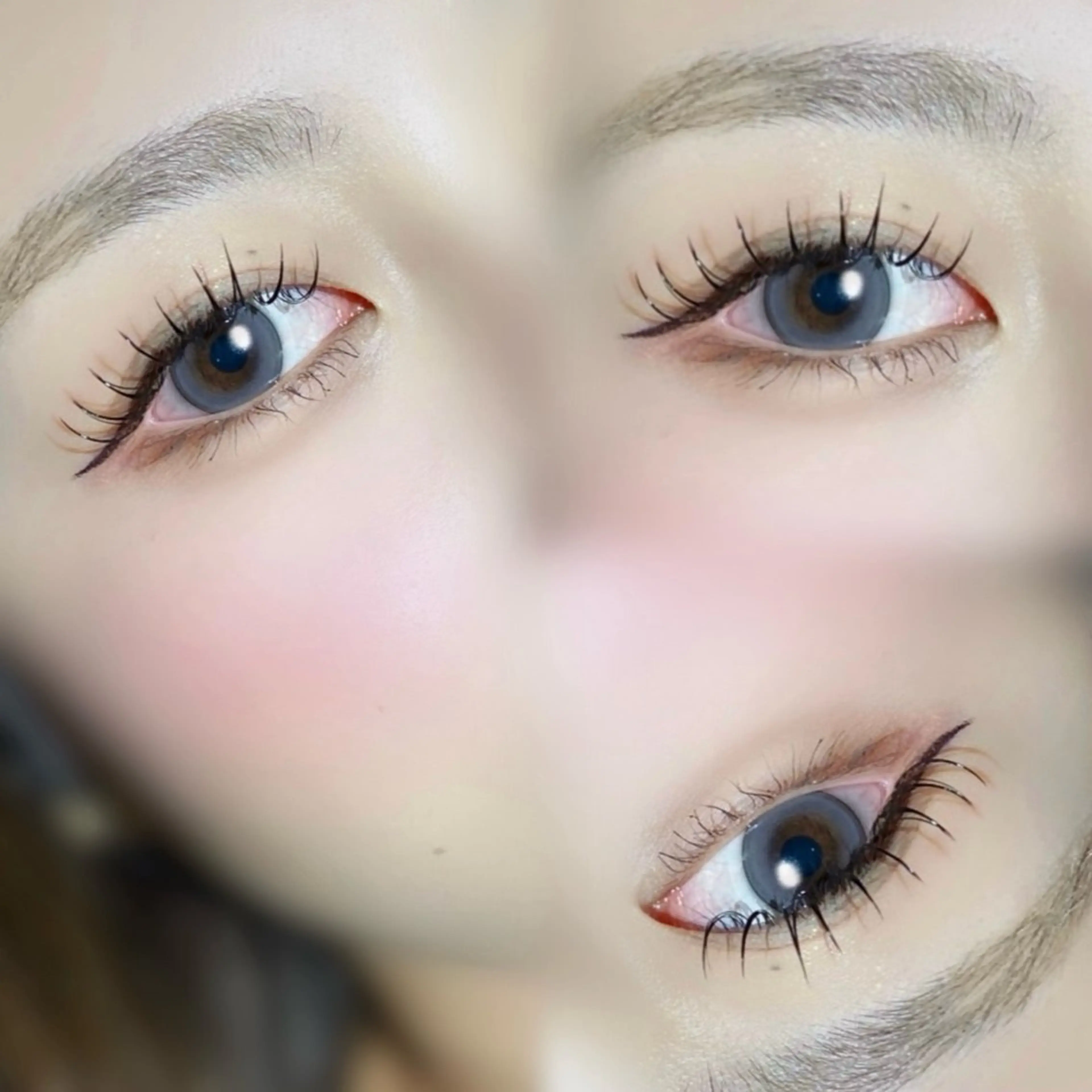 マツエク・マツパ 束感まつ毛 フラットラッシュ マツエク MODEK’s 阿倍野YUKINAのマツエク・マツパデザイン