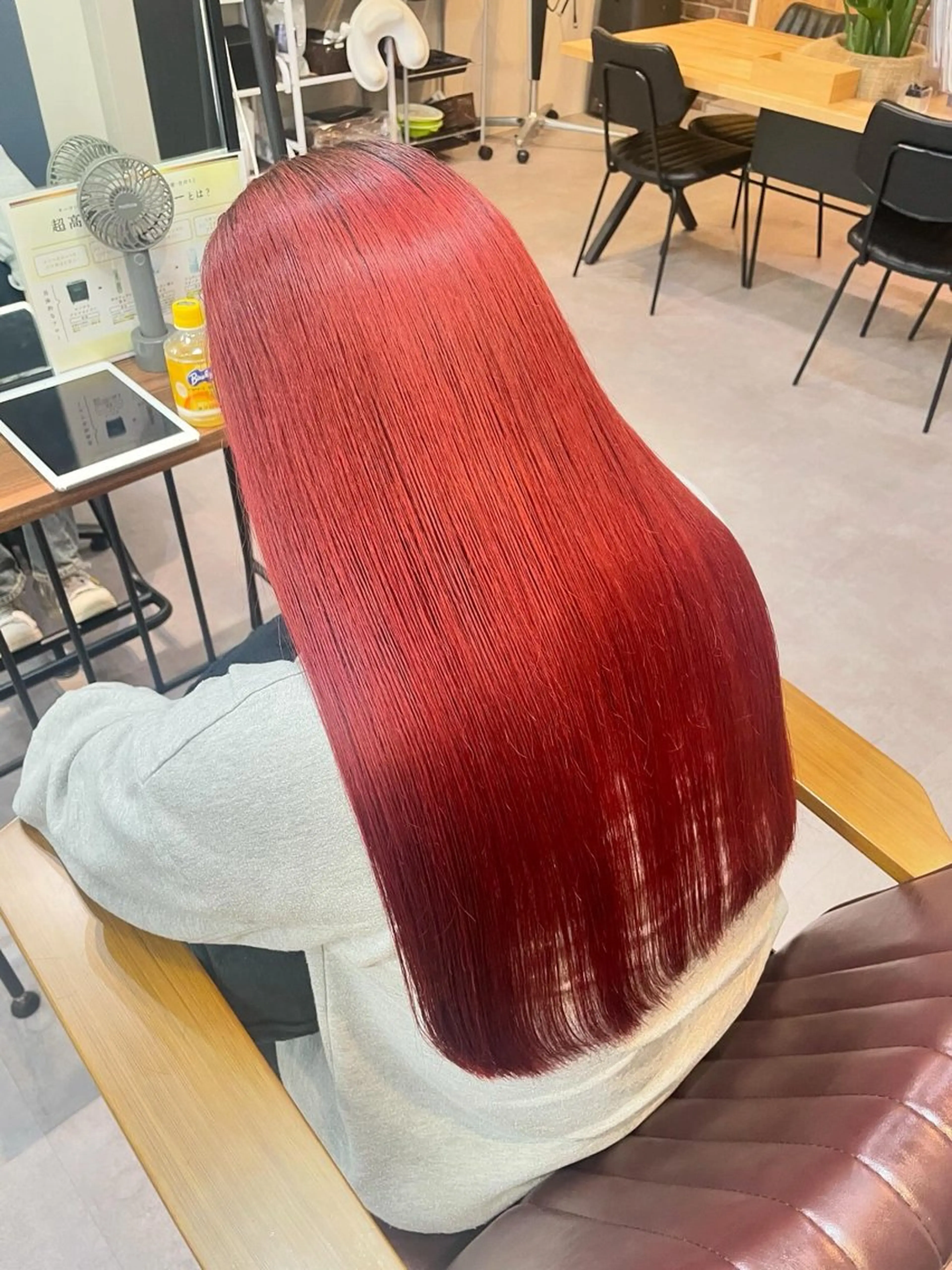 ロング ヘアカラー トリートメント 原 麻耶のヘアスタイル