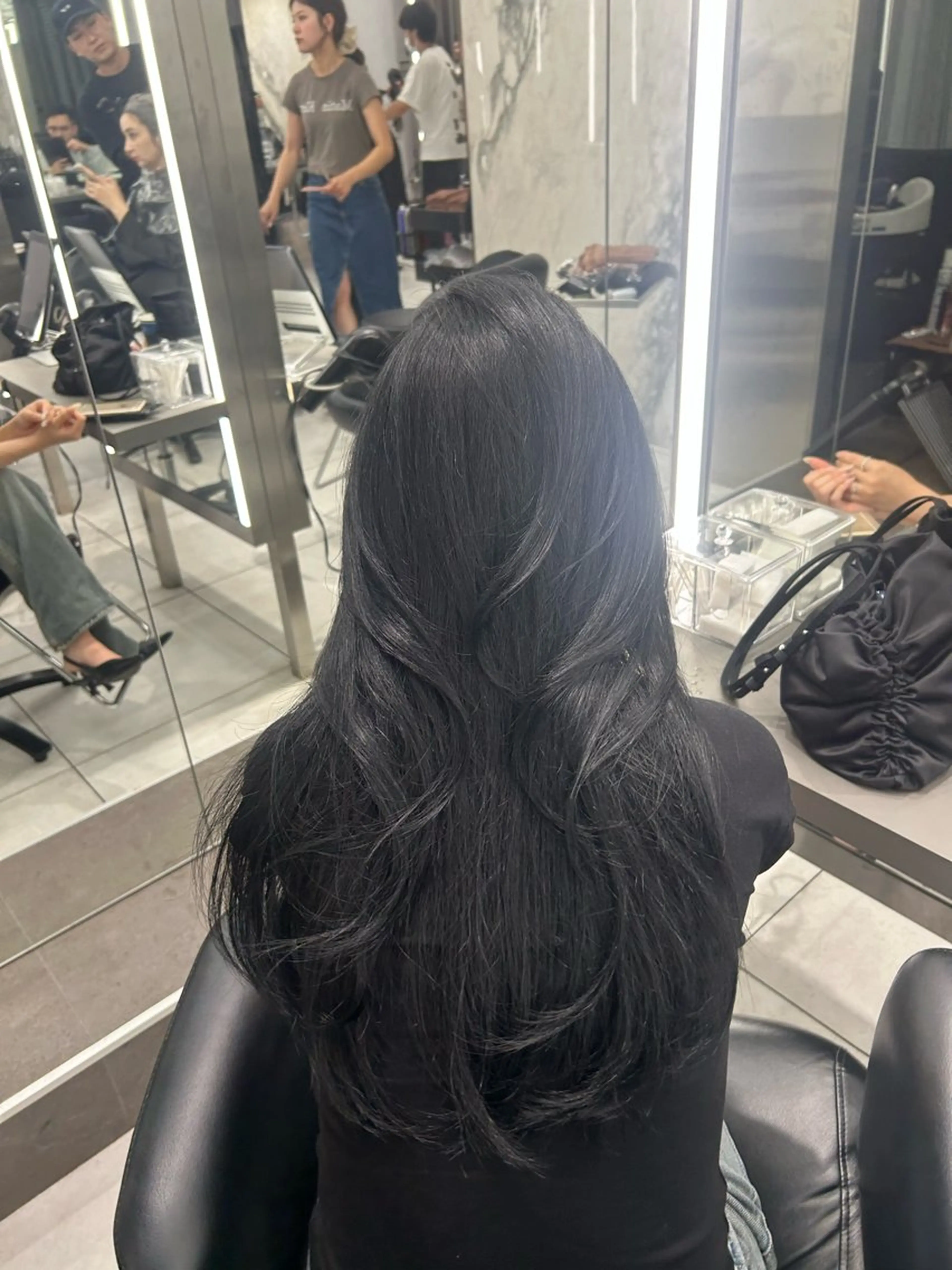 ロング カット ヘアカラー トリートメント 銀座/韓国ヘア🤍 レイヤーAYUMIのヘアスタイル
