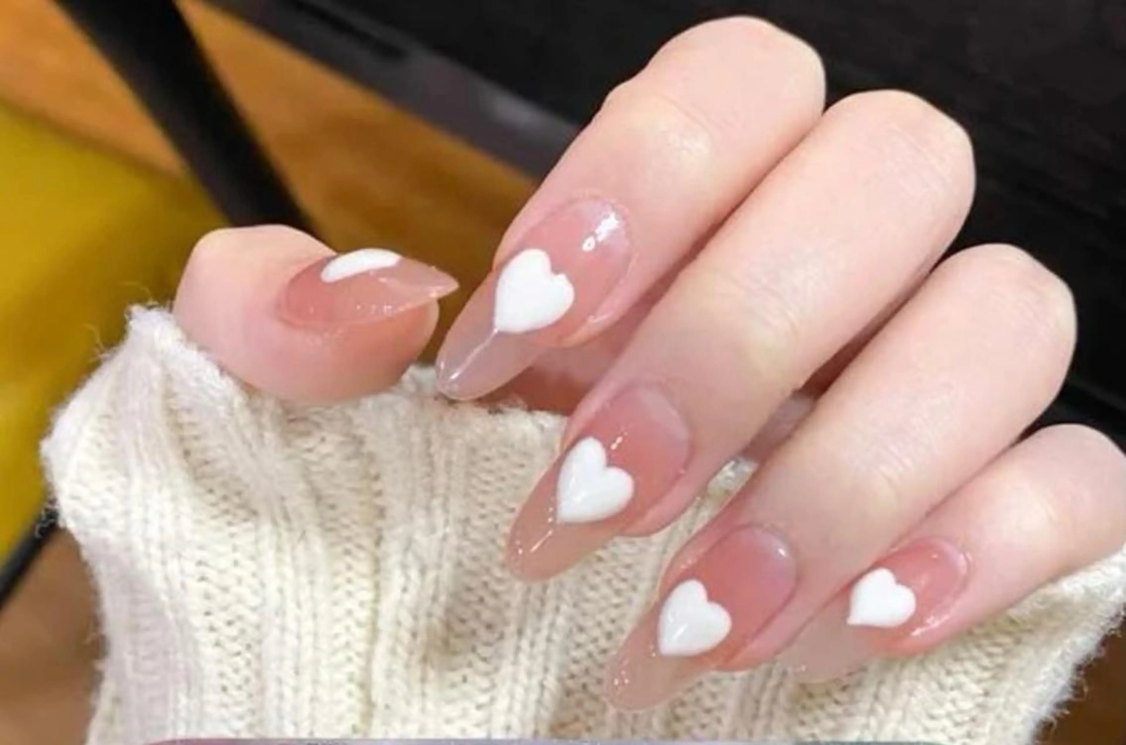 ネイル ハート 元住吉ネイル　Peace of Mind ナチュレ所属・元住吉ネイルサロン ナチュレのネイルデザイン