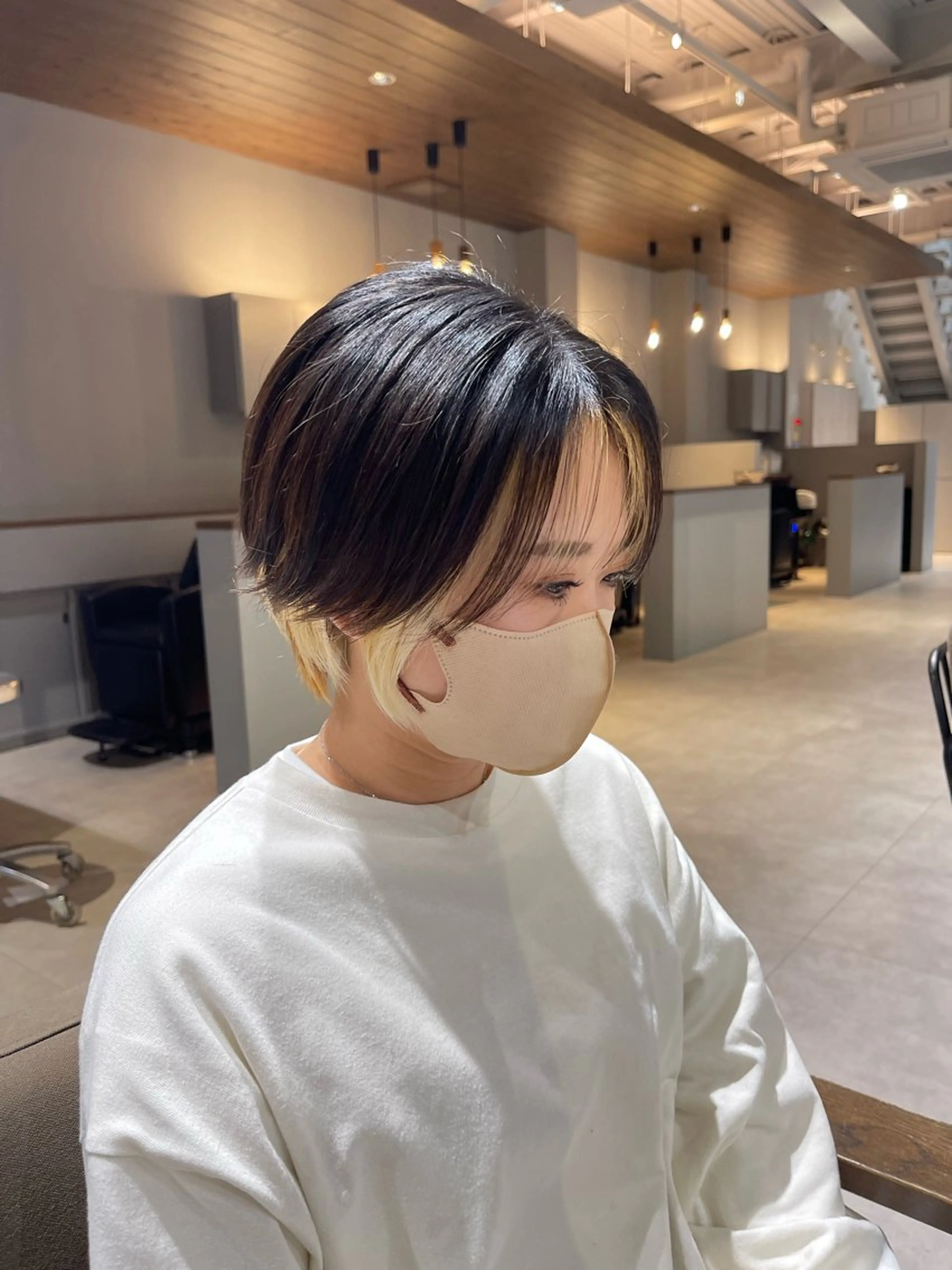 ショート ショートヘア カット ヘアカラー 石原圭悟 /ショート/艶カラーのヘアスタイル