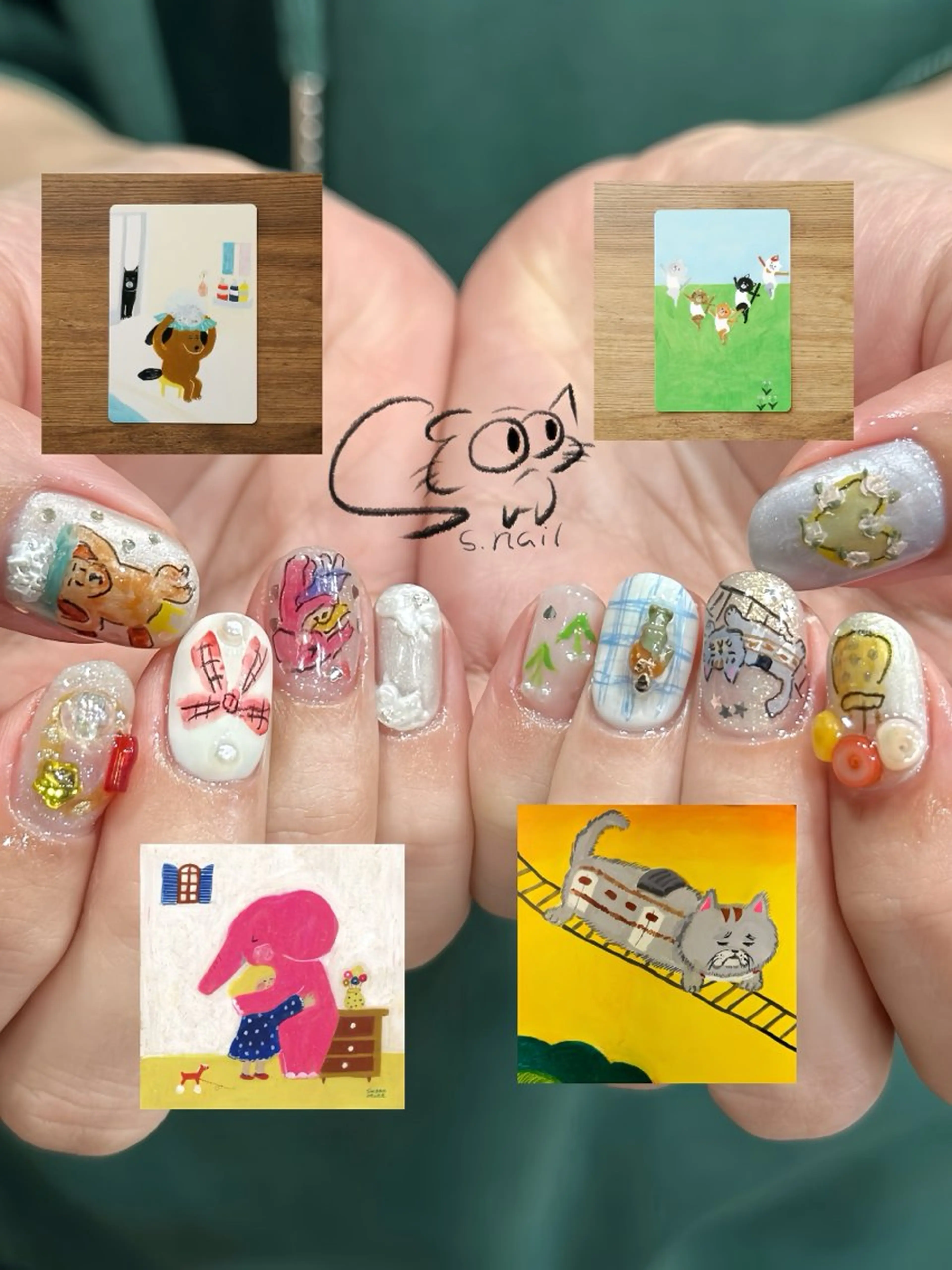 ネイル アートネイル チークネイル フレンチネイル グラデーション マグネットネイル S.nail所属・S.nail _のネイルデザイン