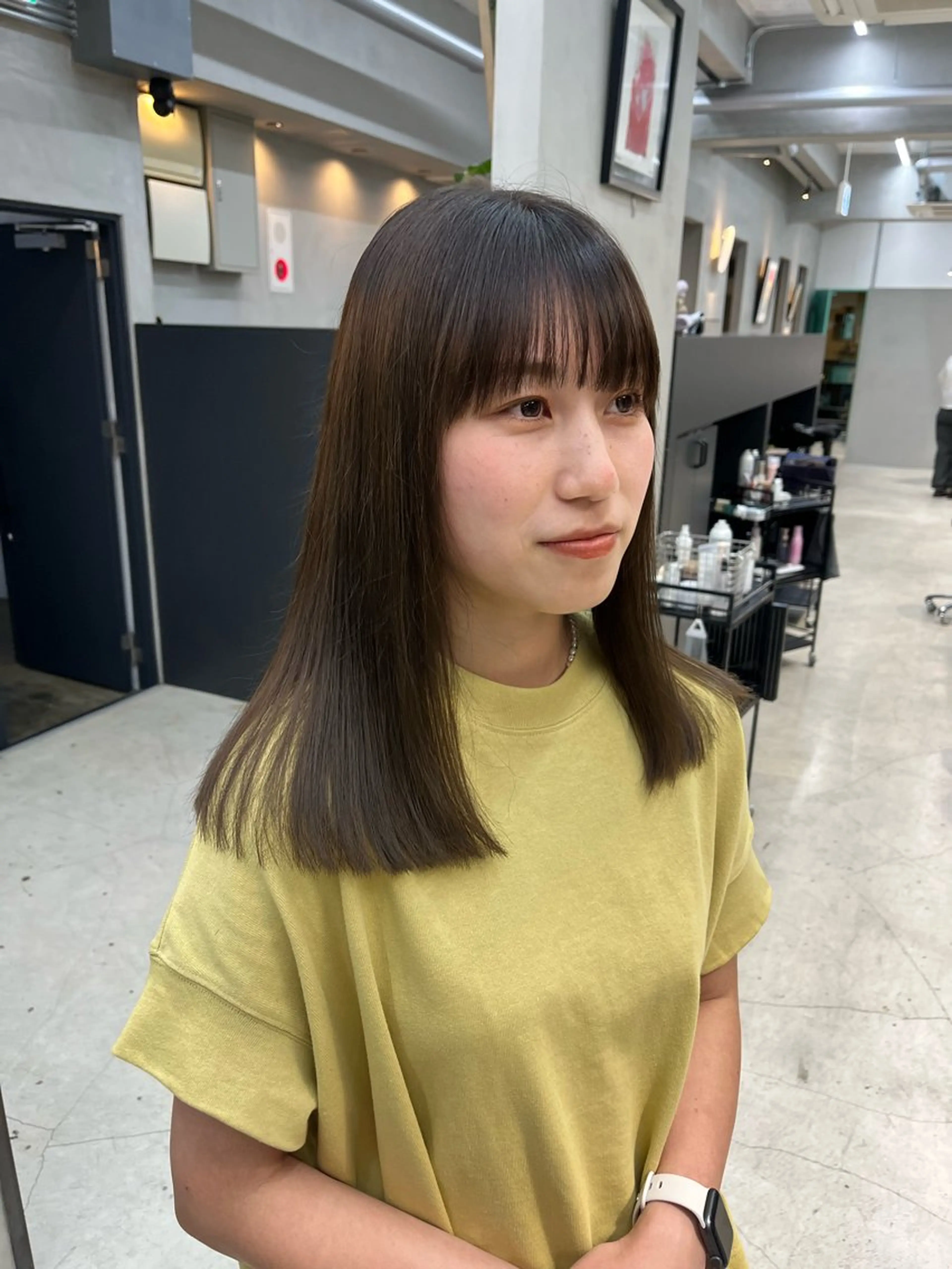 セミロング 村田 春歌のヘアスタイル
