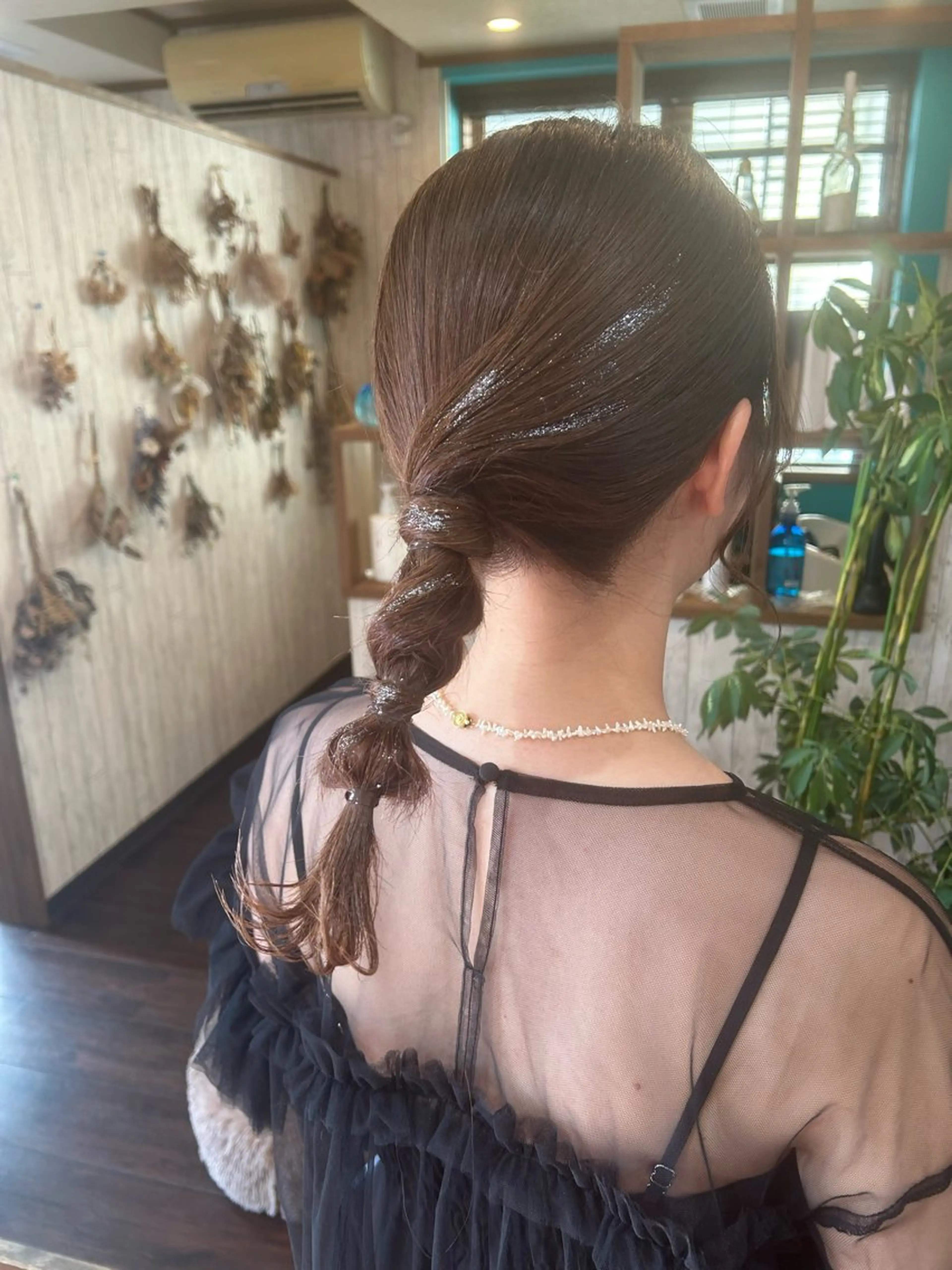 ミディアム ヘアアレンジ 早坂 さくらのヘアスタイル