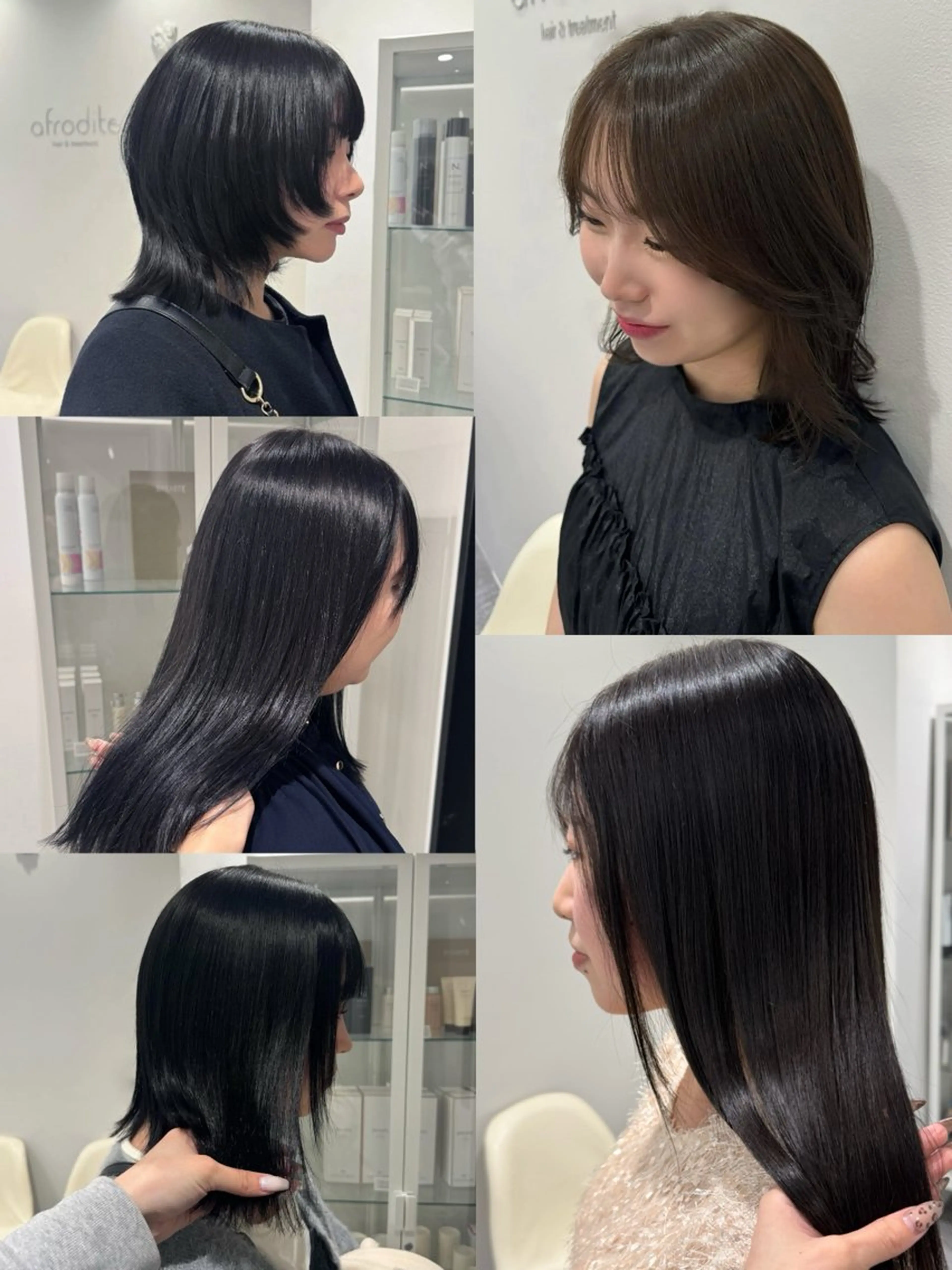 ロング カット ヘアカラー トリートメント 柔らかい透明感カラー 🎀maria🎀のヘアスタイル