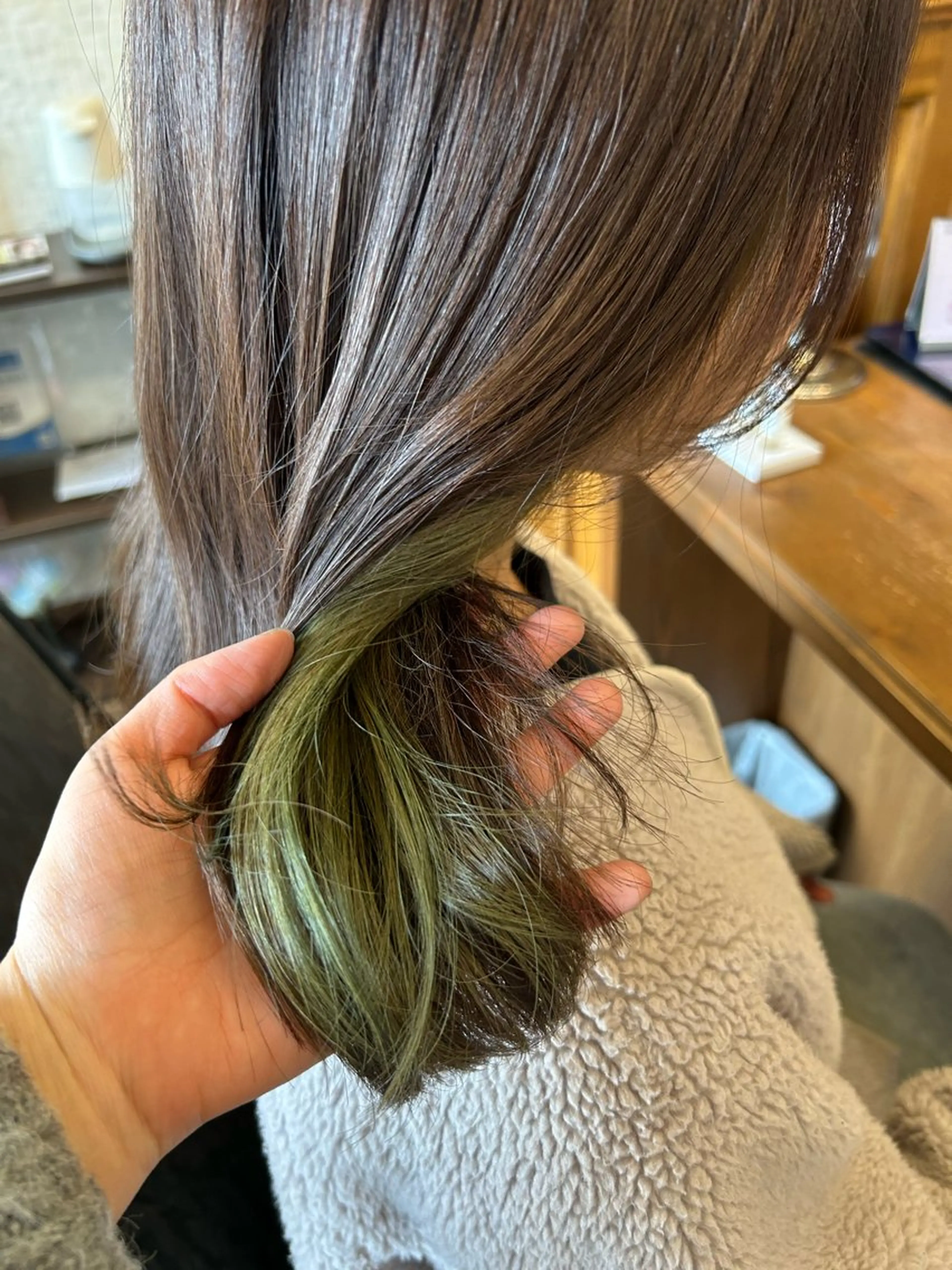 インナーカラーの写真