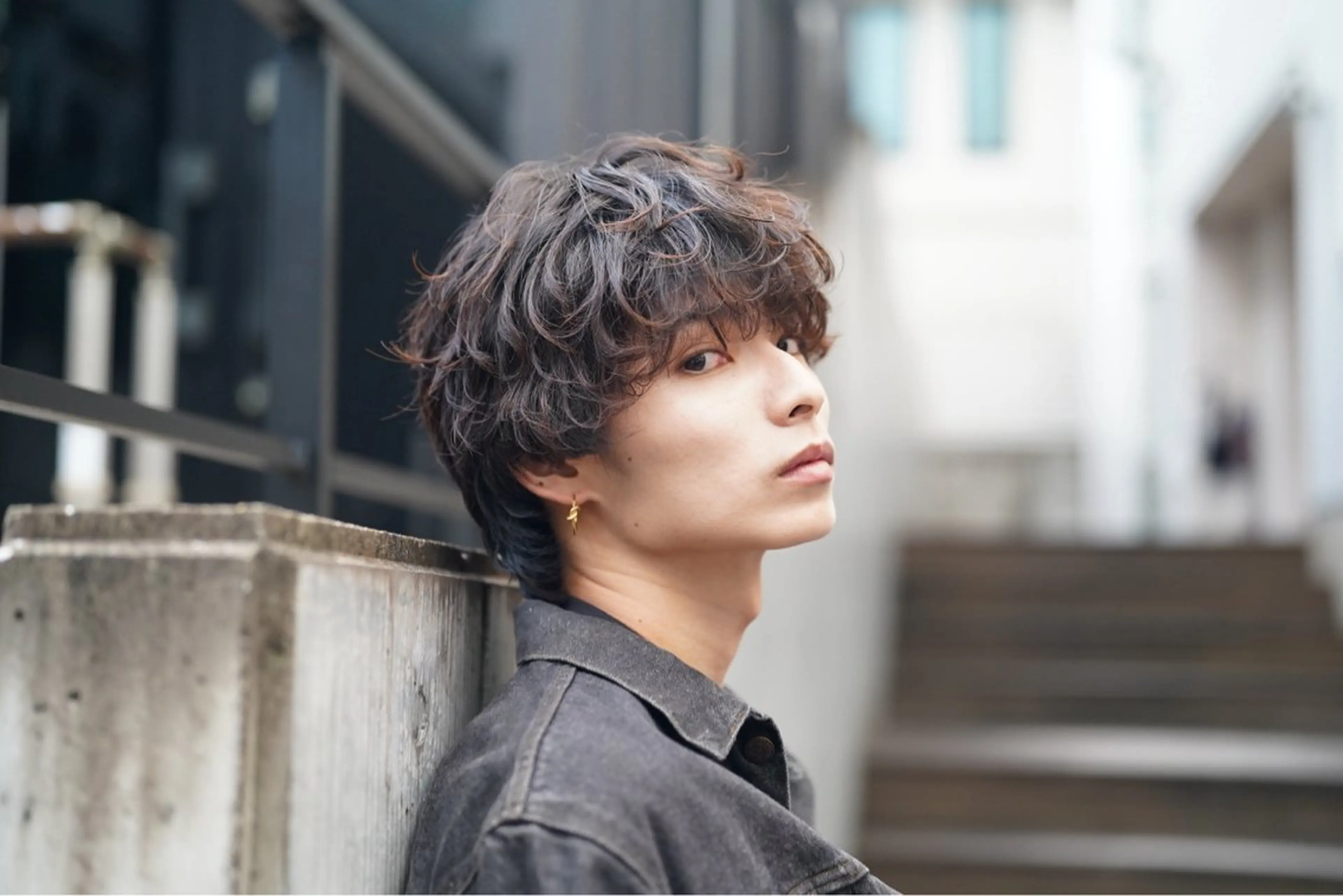 パーマ メンズ fifth 桐山 蒼史のヘアスタイル