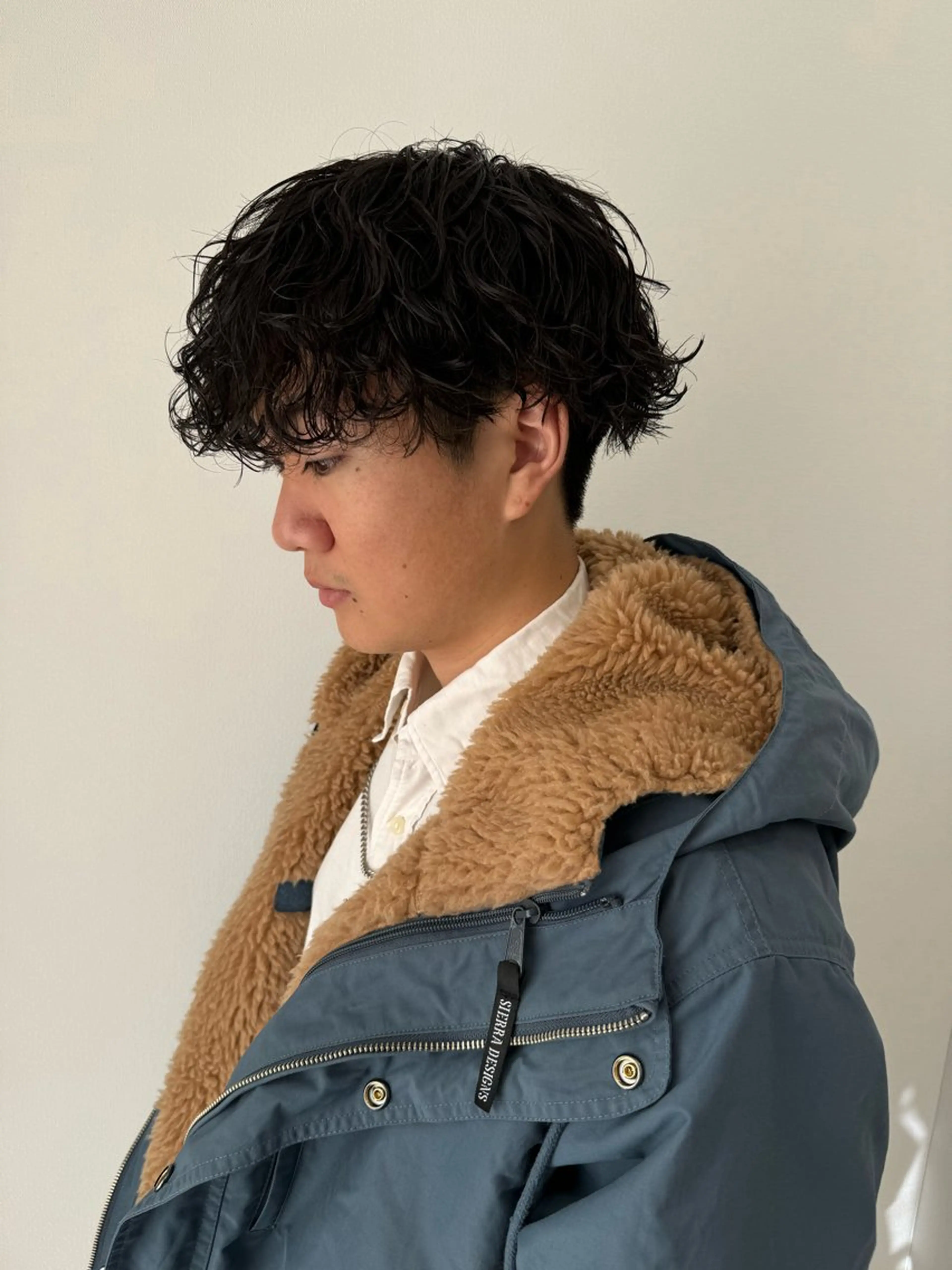 ショート パーマ メンズ メンズパーマ 波巻きパーマ スパイラルパーマ カット パーマ メンズパーマ特化/ KAORU/店長のヘアスタイル