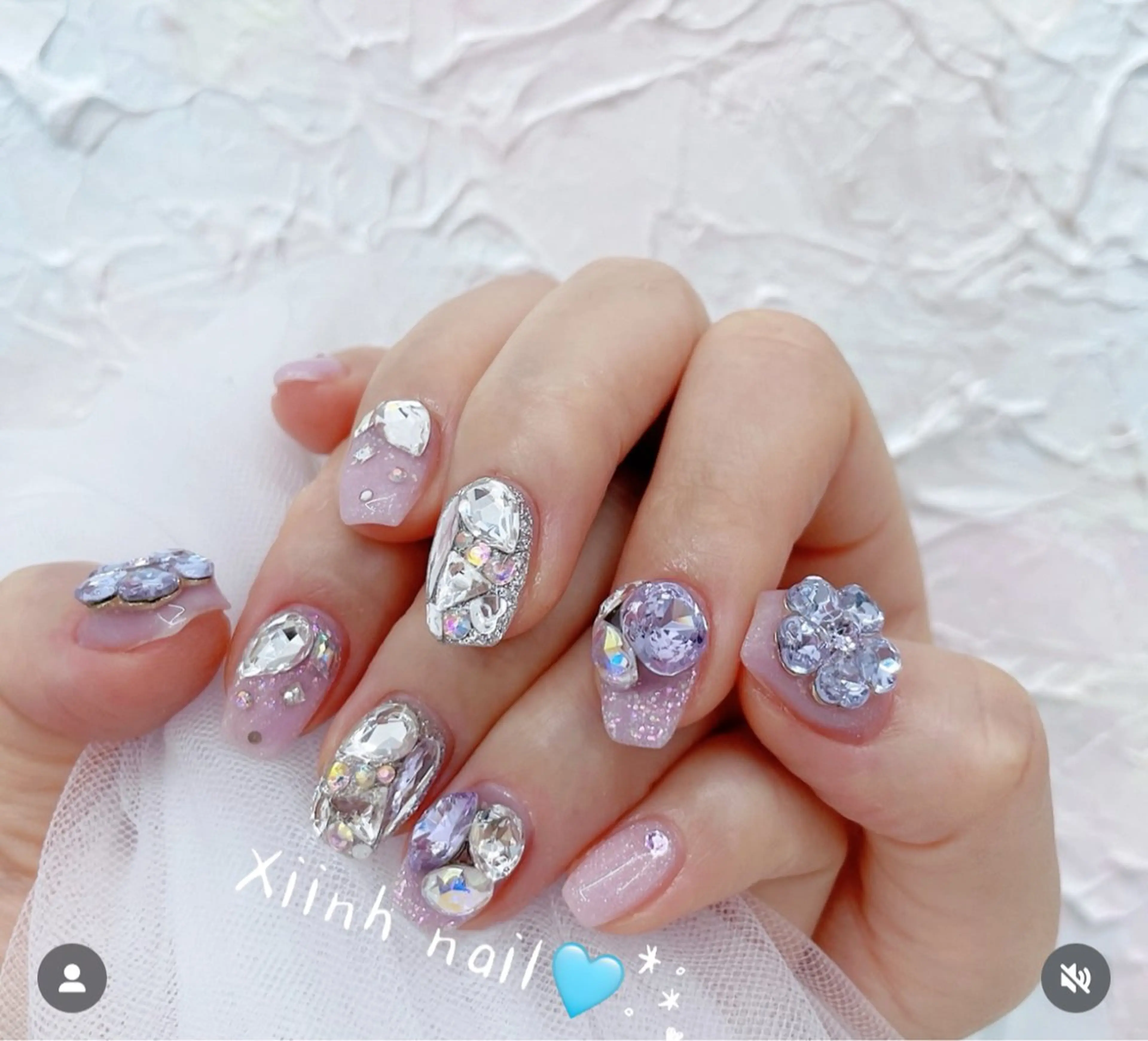 ネイル チークネイル 桜ネイル 長さ出し フットネイル ジェルネイル XIINH NAIL SALONのネイルデザイン