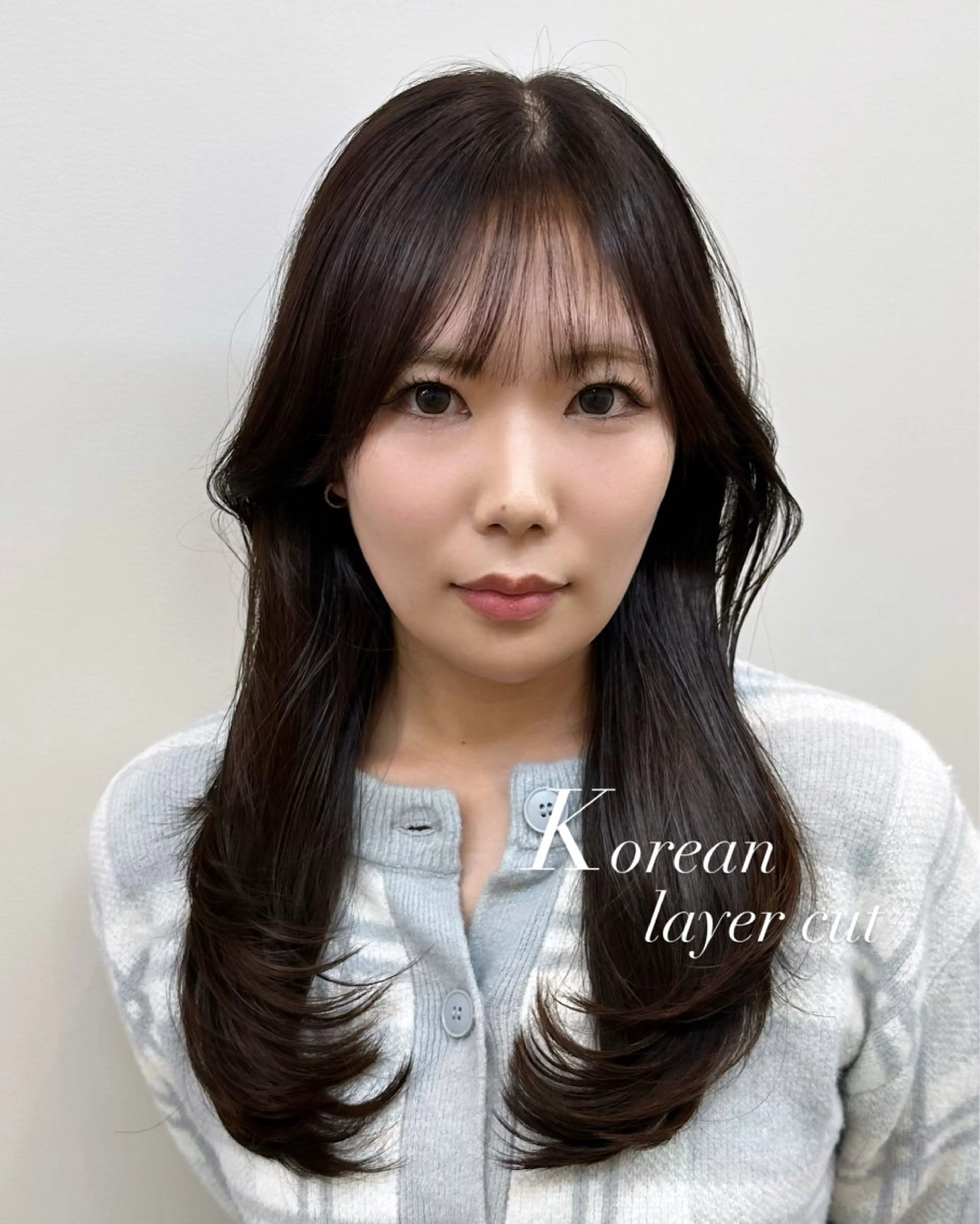 ロング カット ヘアカラー 仙台/韓国風レイヤー 髪質改善/佐藤 史弥のヘアスタイル