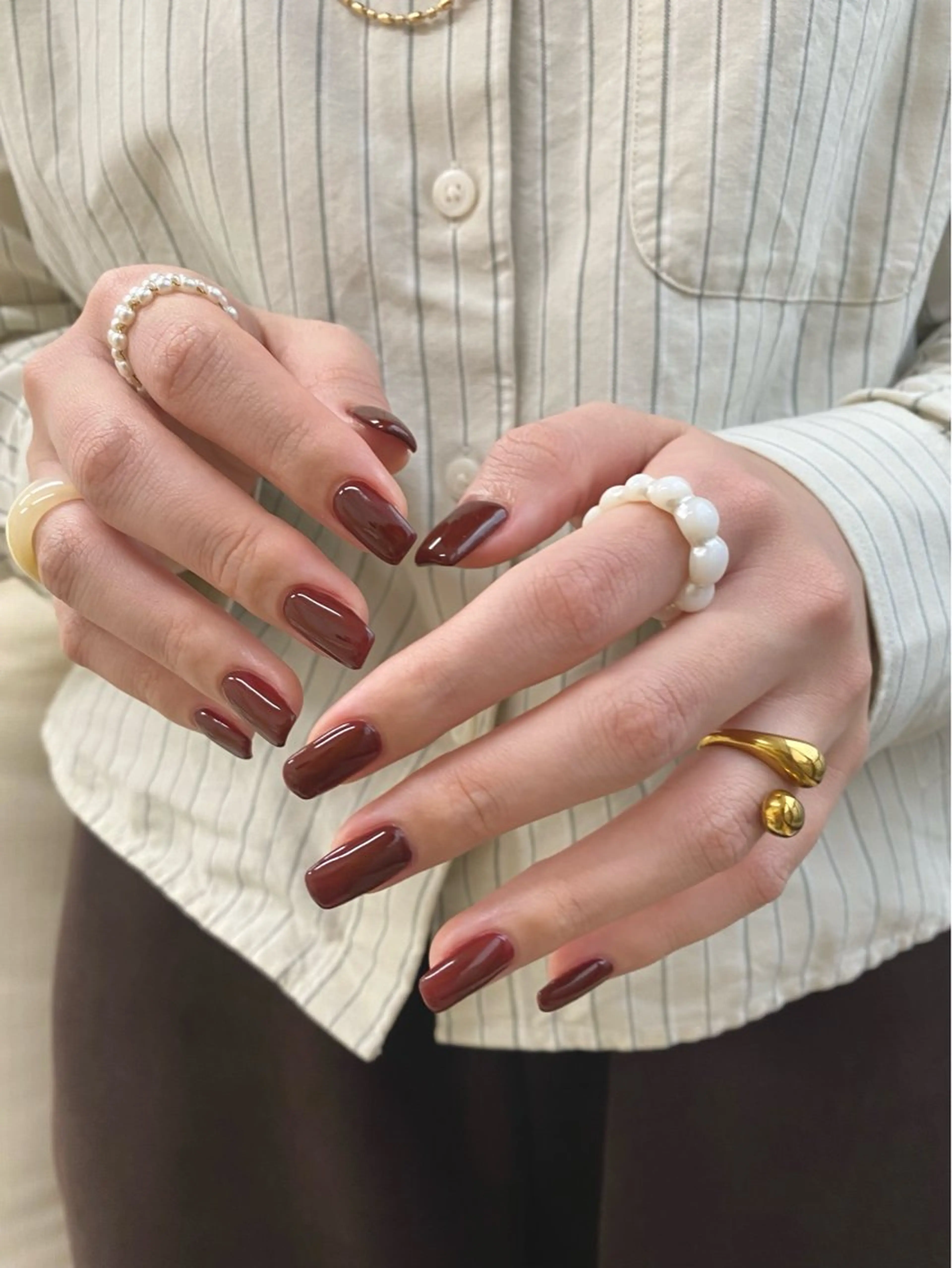 ネイル ハンドネイル nail salon CLEO所属・SAKI👒 パラジェルのネイルデザイン