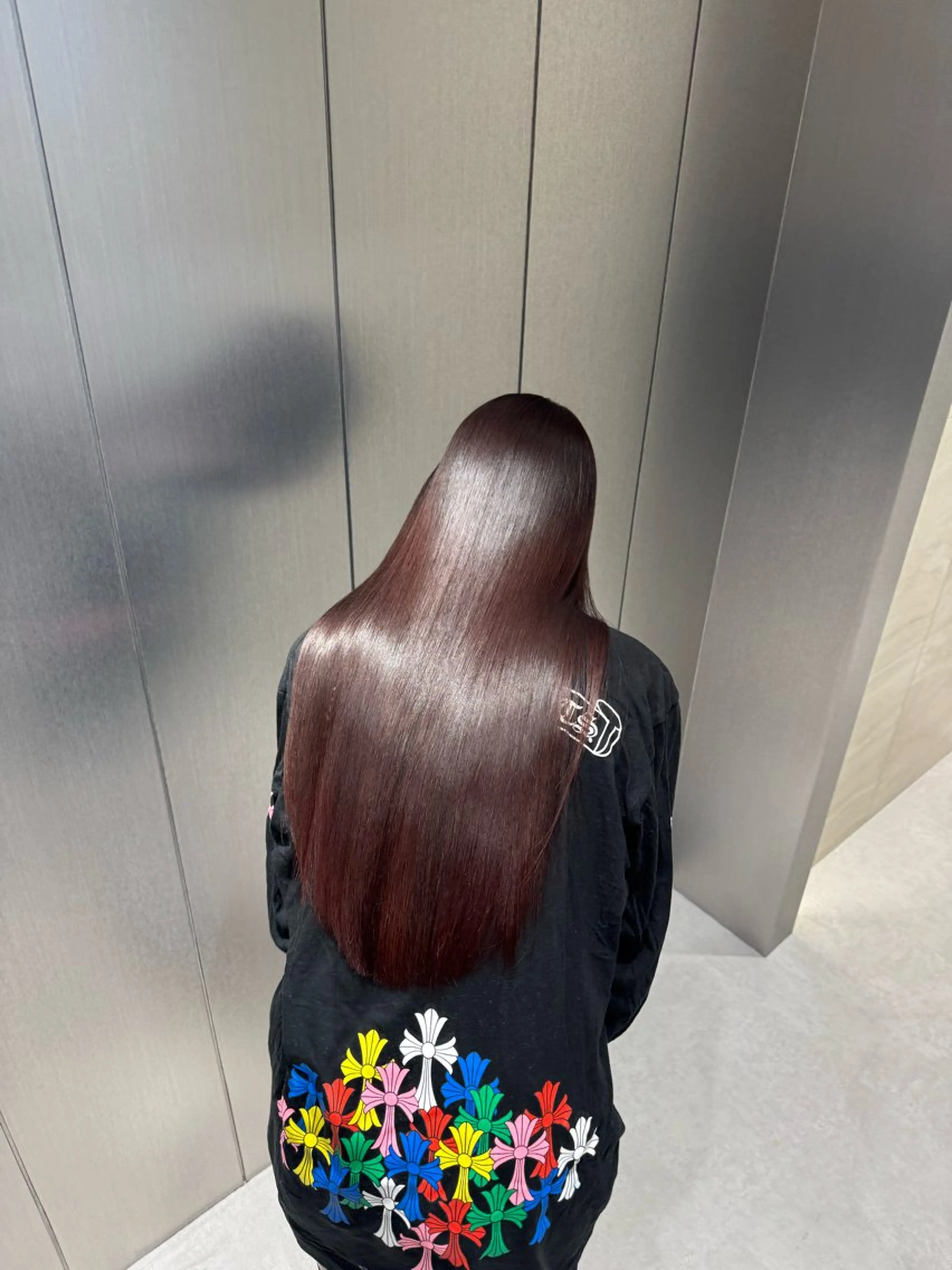 ロング 髪質改善 韓国風ヘア 縮毛矯正 SALOWIN east店6F所属・TAKUMI 【美髪特化】のヘアスタイル