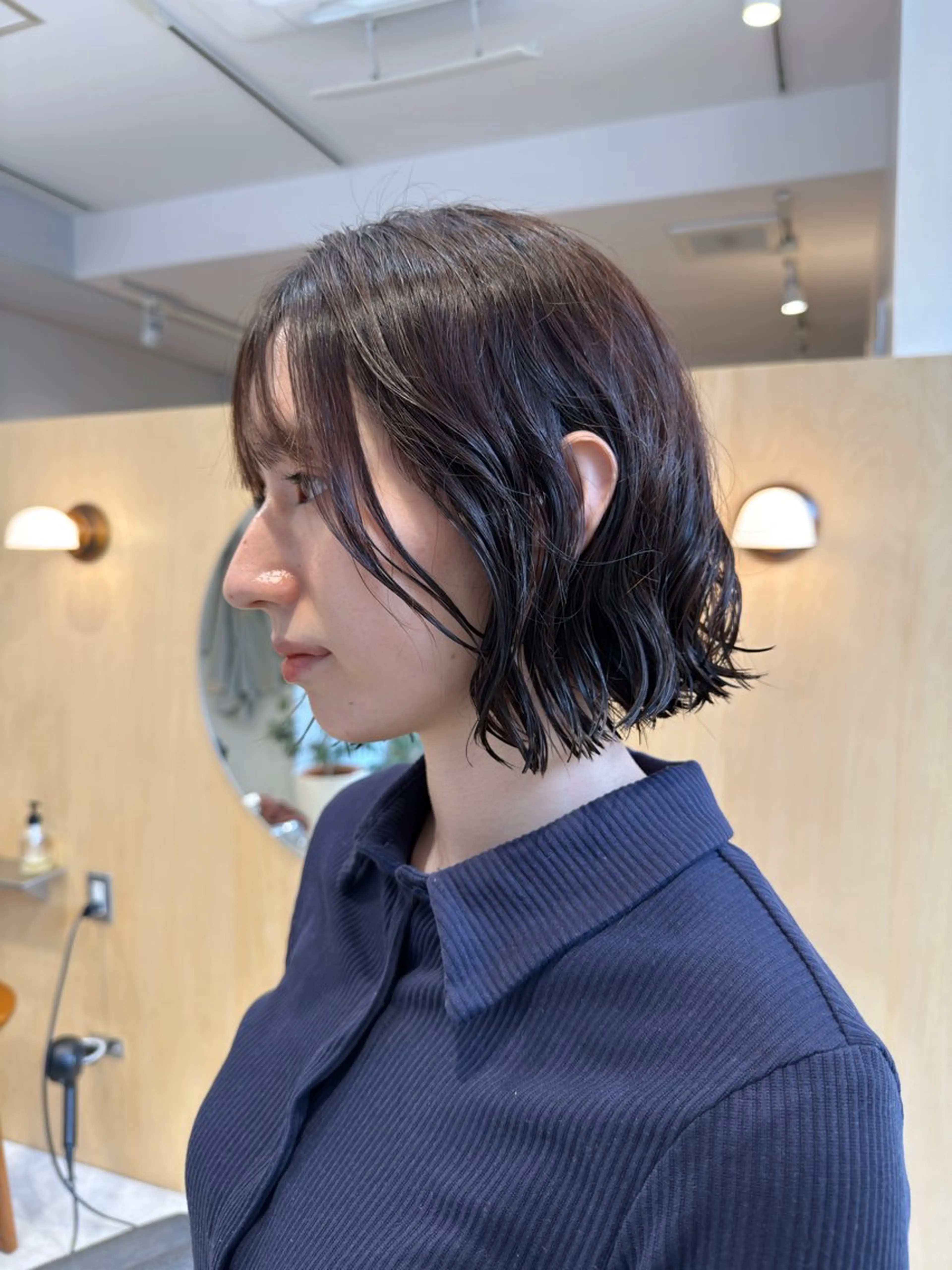 ミディアム パーマ パーマ/ボブ /レイヤー チヒロのヘアスタイル